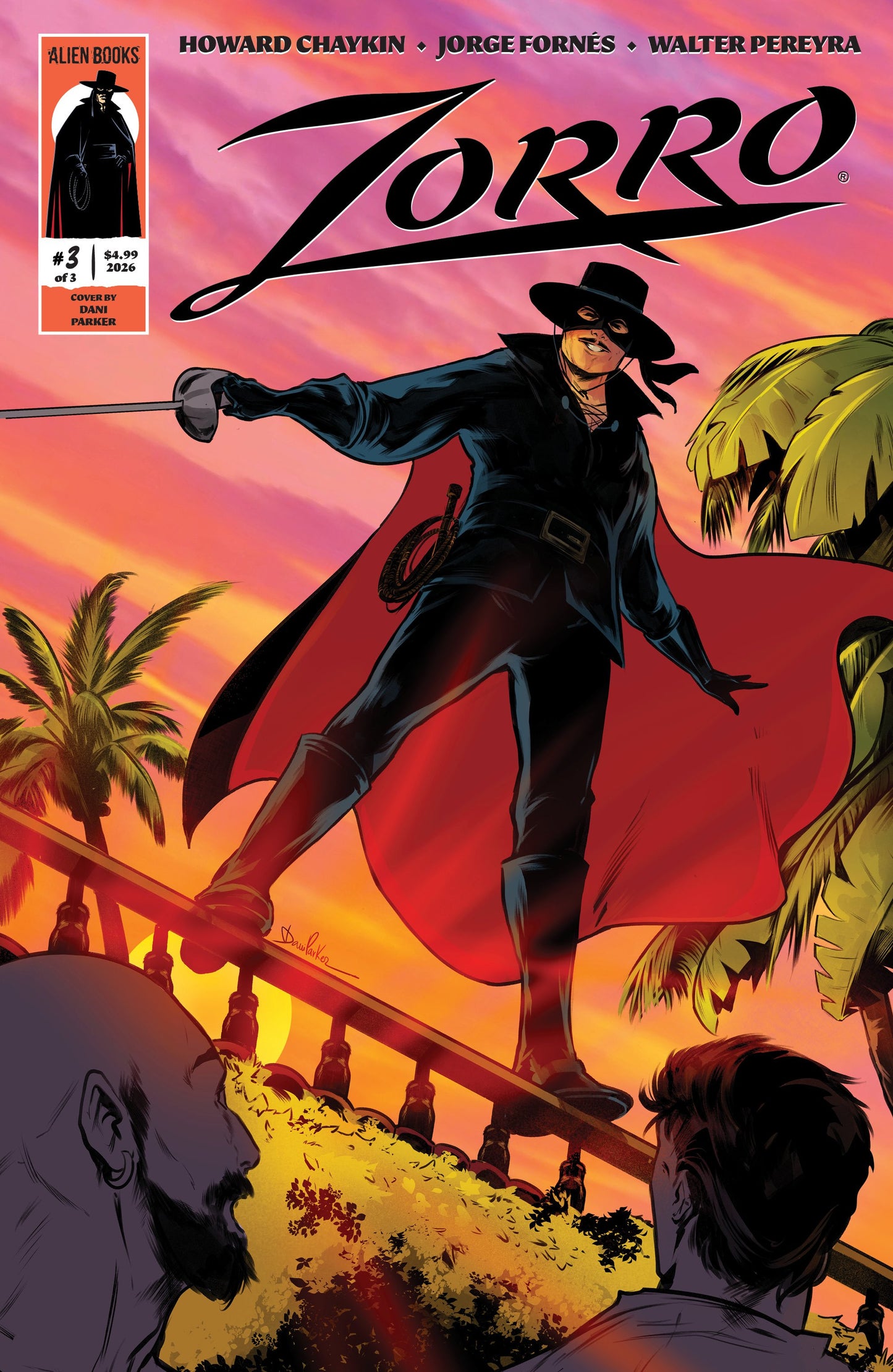 ZORRO #3 VAR B (PARKER) (26 Aug Release)