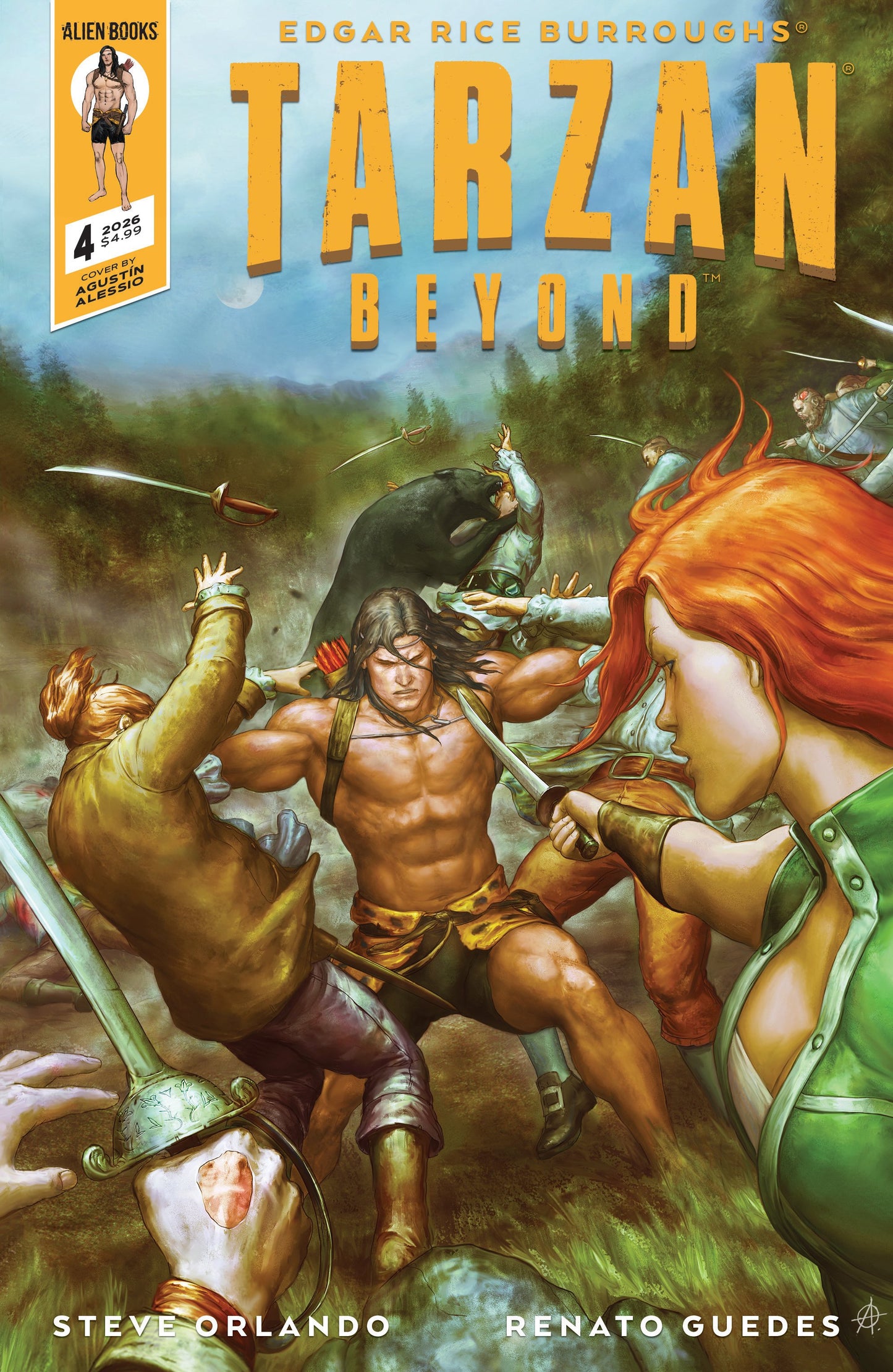 TARZAN BEYOND #4 COVER A