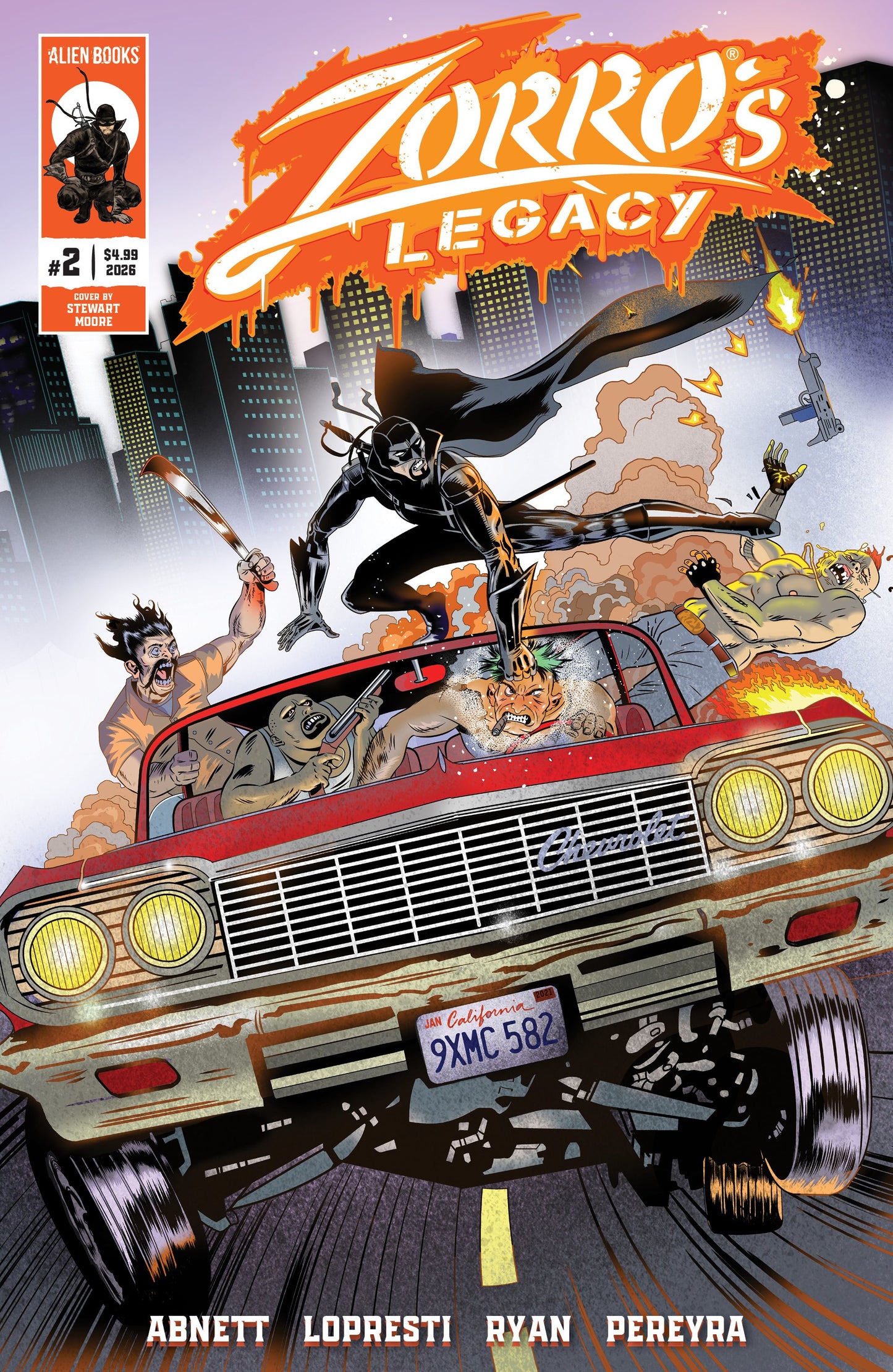 ZORRO'S LEGACY #2 VAR B (MOORE) (19 Aug Release)