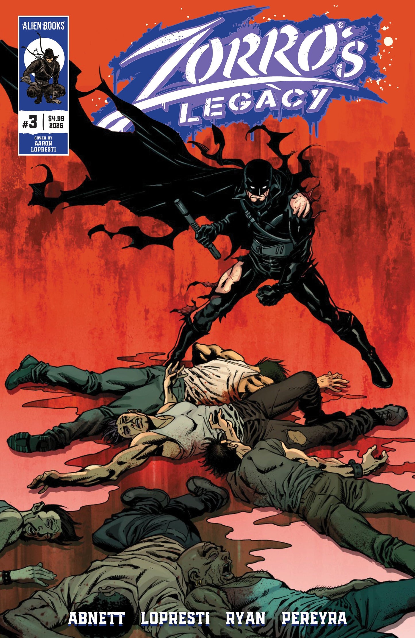 ZORRO'S LEGACY #3 COVER A