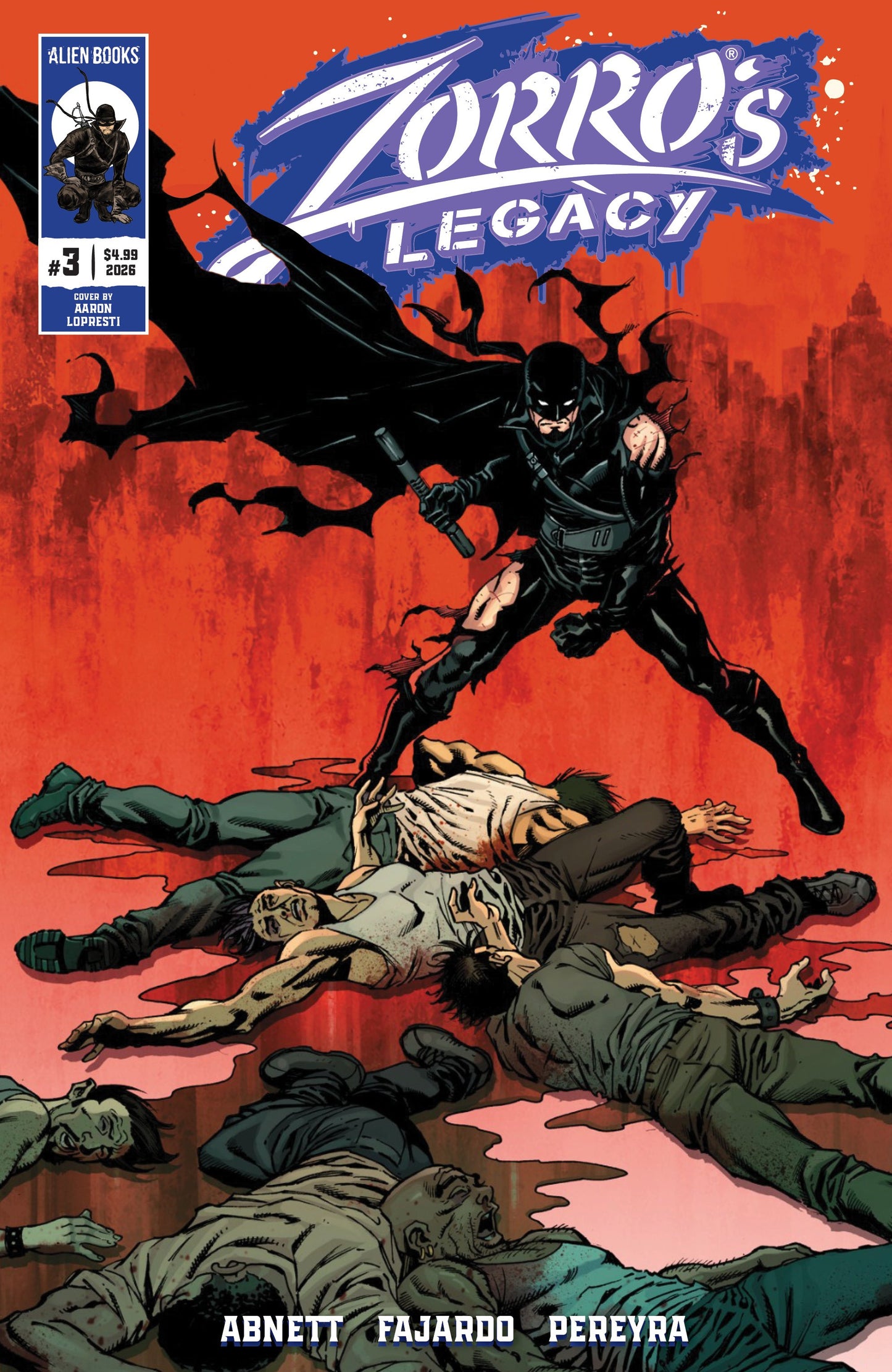 ZORRO'S LEGACY #3 COVER A