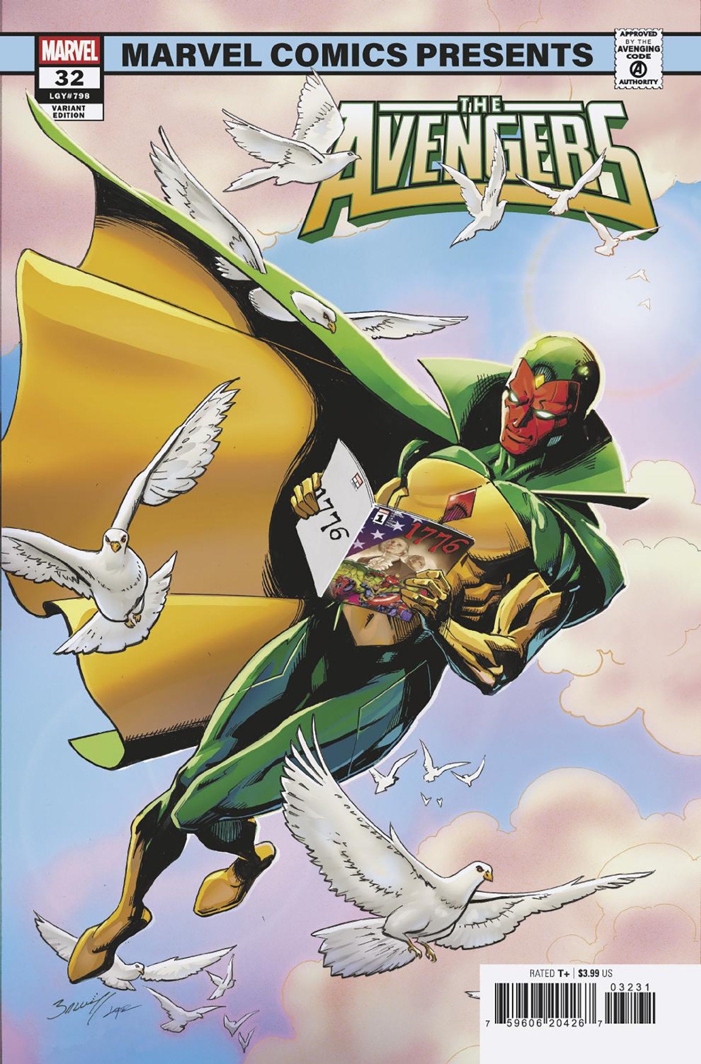 AVENGERS (2023) #32 MARK BAGLEY MARVEL COMICS PRESENTS VAR (Backorder, Allow 4-5 Weeks)