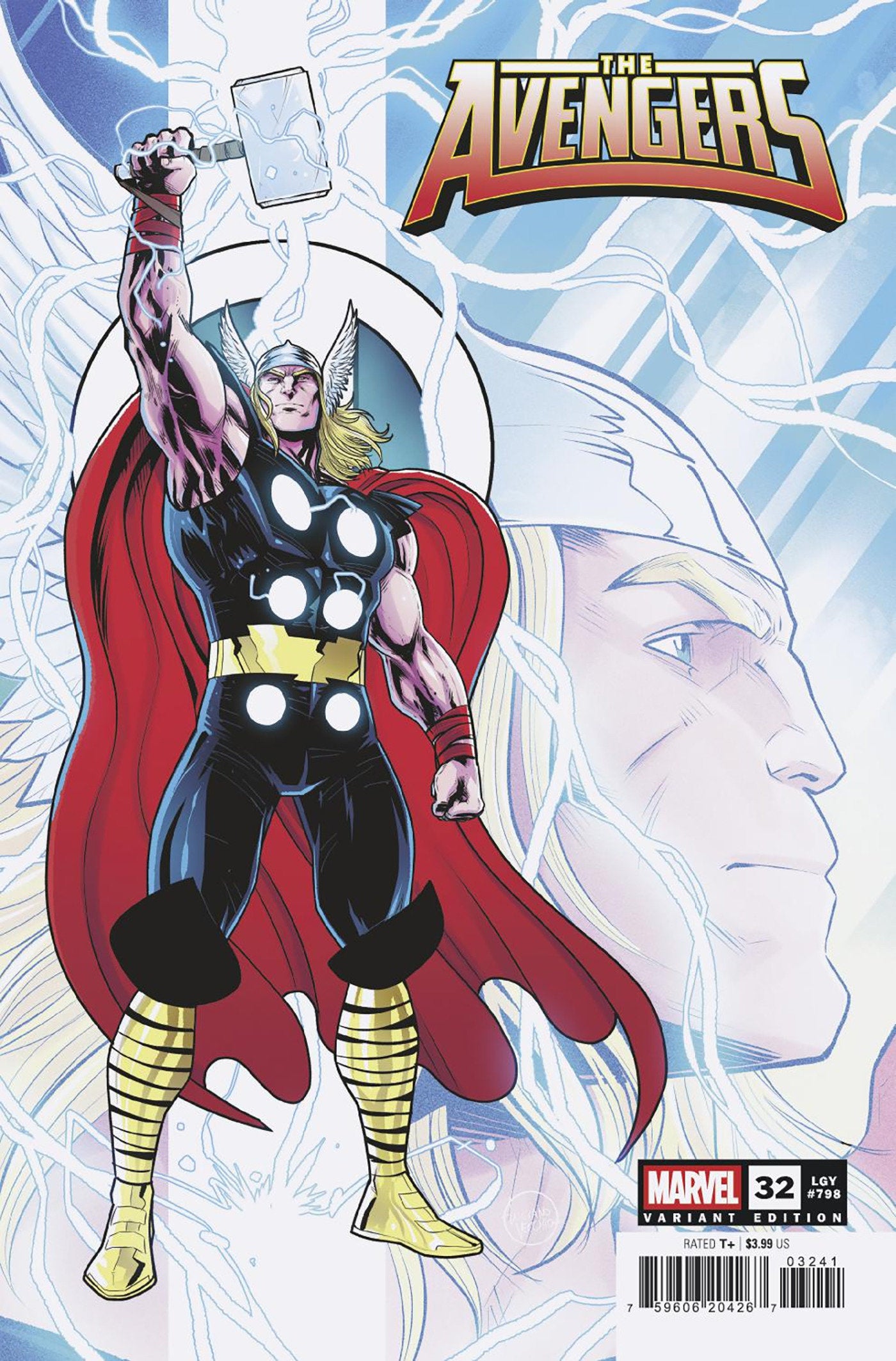 AVENGERS (2023) #32 LUCIANO VECCHIO THOR VAR (Backorder, Allow 4-5 Weeks)