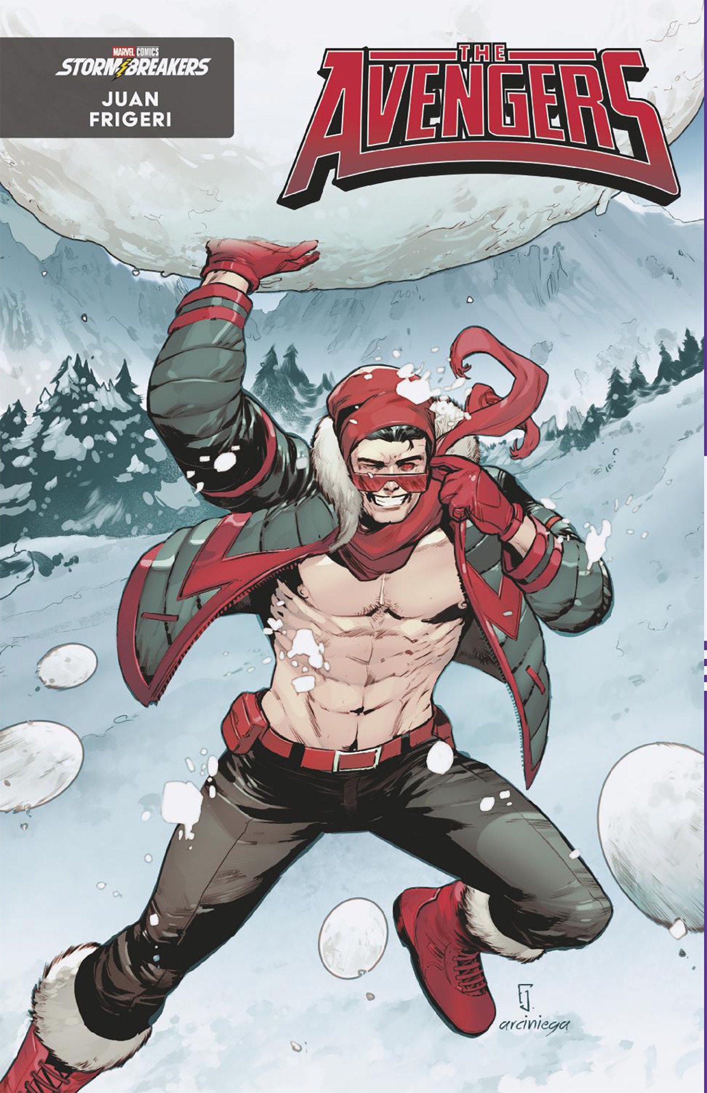 AVENGERS (2023) #33 JUAN FRIGERI WINTER BREAK VAR (Backorder, Allow 4-5 Weeks)