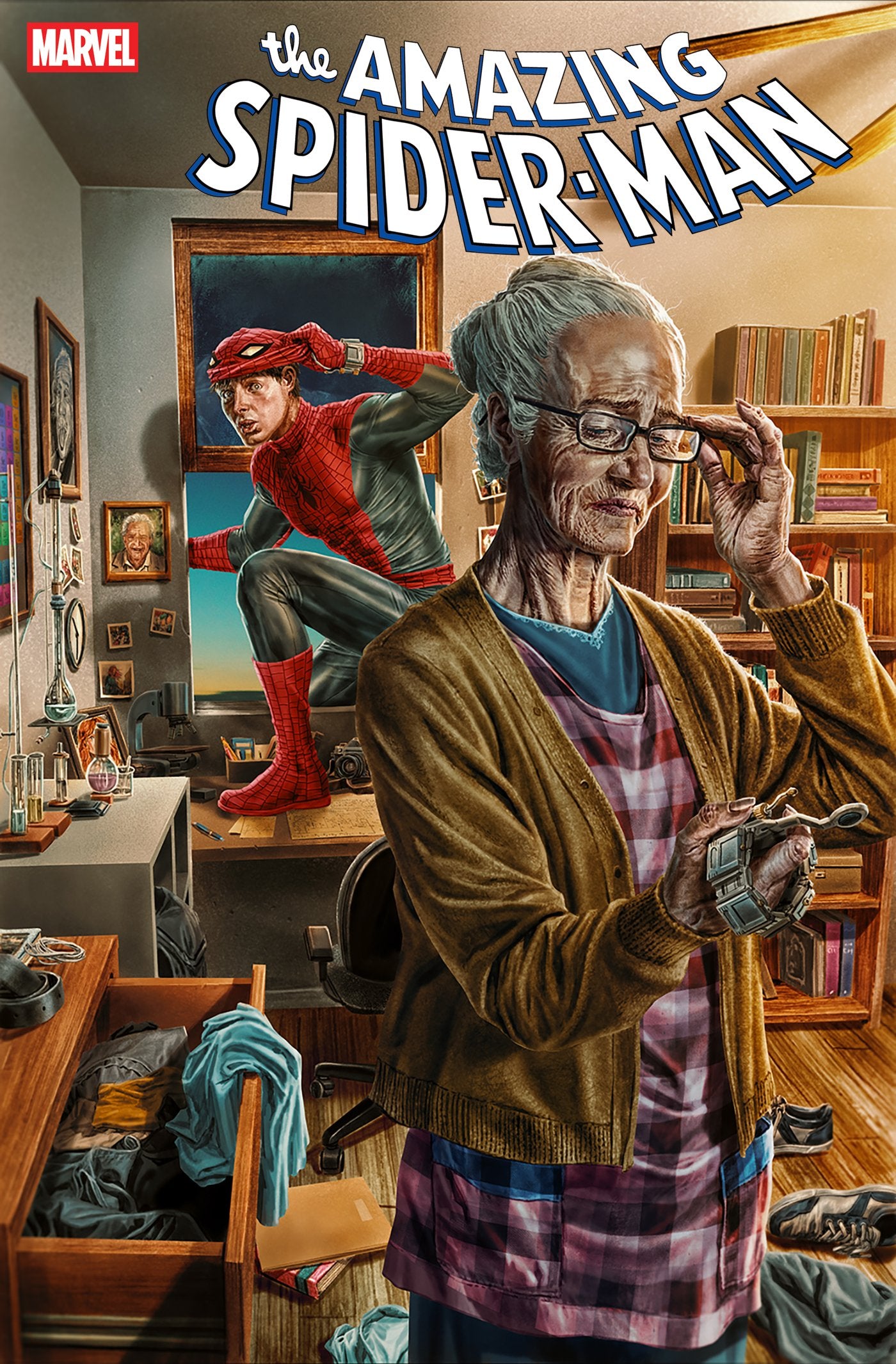 AMAZING SPIDER-MAN #35 LEE BERMEJO AMAZING VISIONS VAR | MARVEL | Comicbookeroo