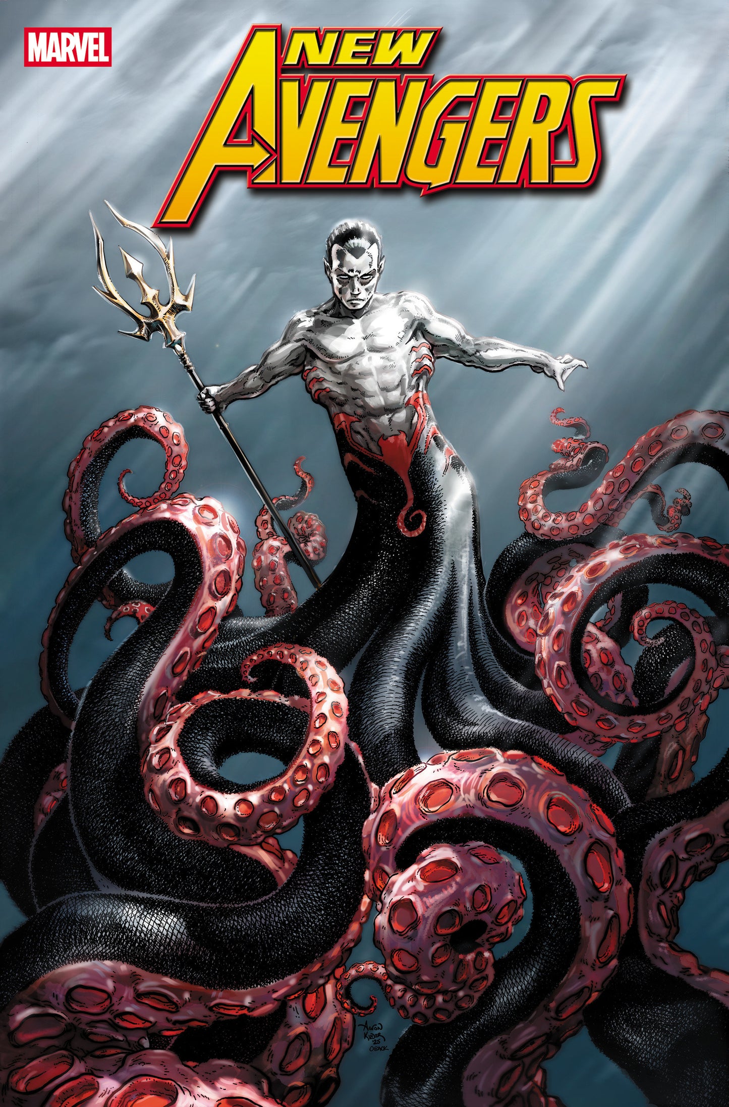 NEW AVENGERS #7 AARON KUDER KNULLIFIED VAR (Backorder, Allow 4-5 Weeks)