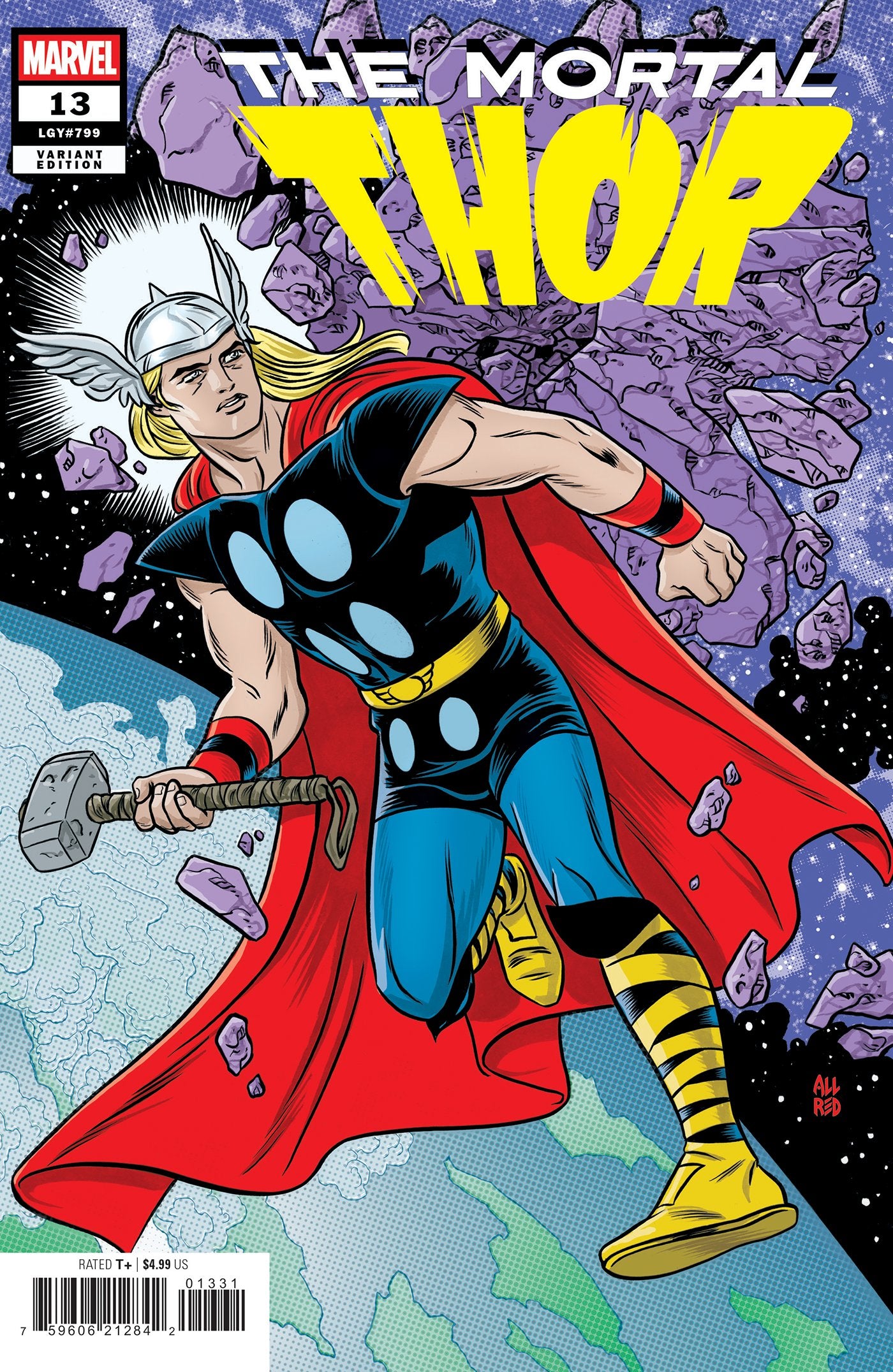 MORTAL THOR #13 MIKE ALLRED VAR