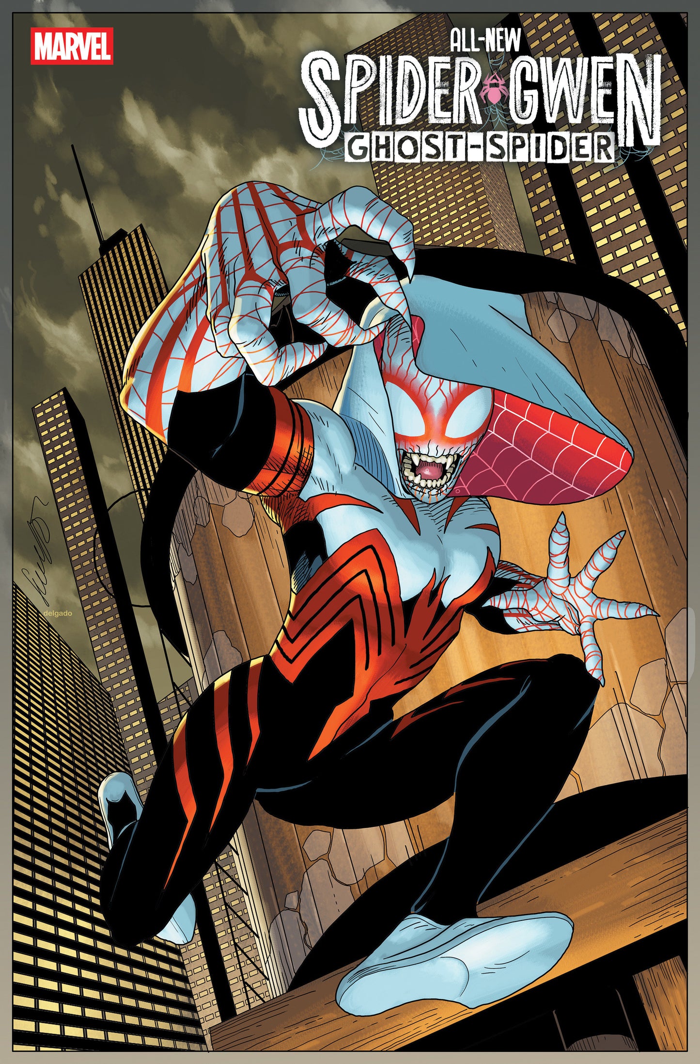 ALL-NEW SPIDER-GWEN THE GHOST-SPIDER #5 SALVADOR LARROCA KNULLIFIED VAR (Backorder, Allow 4-5 Weeks)