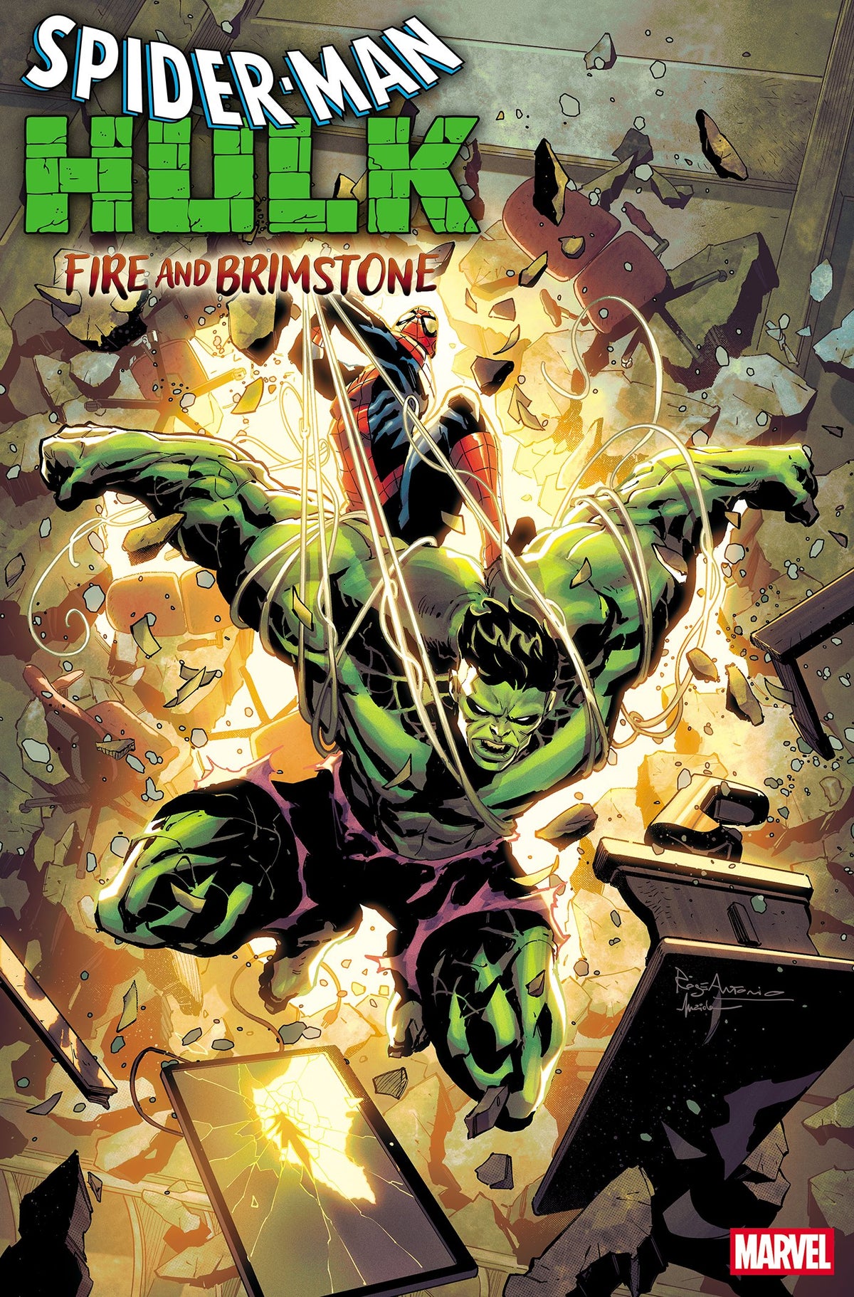 SPIDER-MAN/HULK: FIRE AND BRIMSTONE #4 ROGE ANTONIO VAR | MARVEL | Comicbookeroo