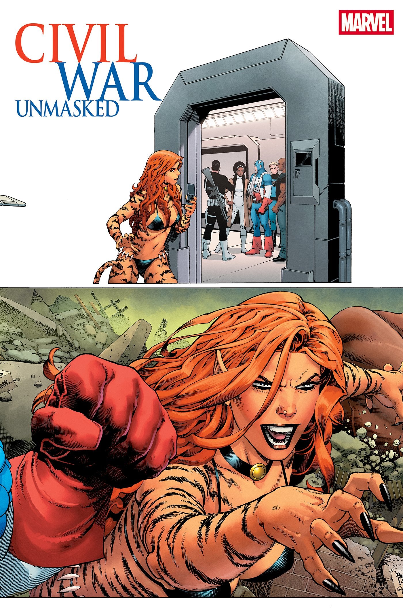 CIVIL WAR: UNMASKED #4 PAULO SIQUEIRA 5-PART CONNECTING VAR