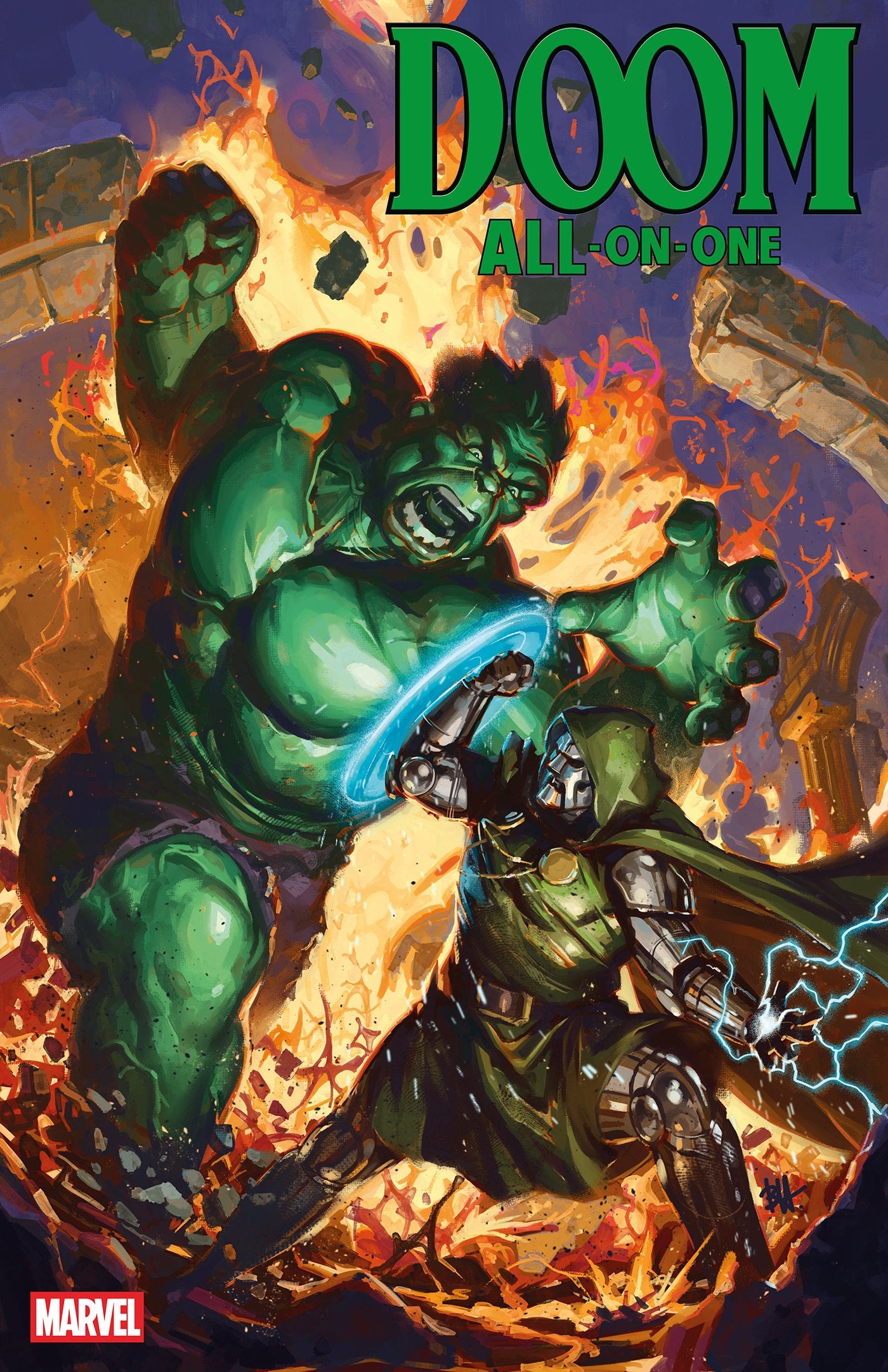 DOOM ALL-ON-ONE #1 BEN HARVEY VAR | MARVEL | Comicbookeroo