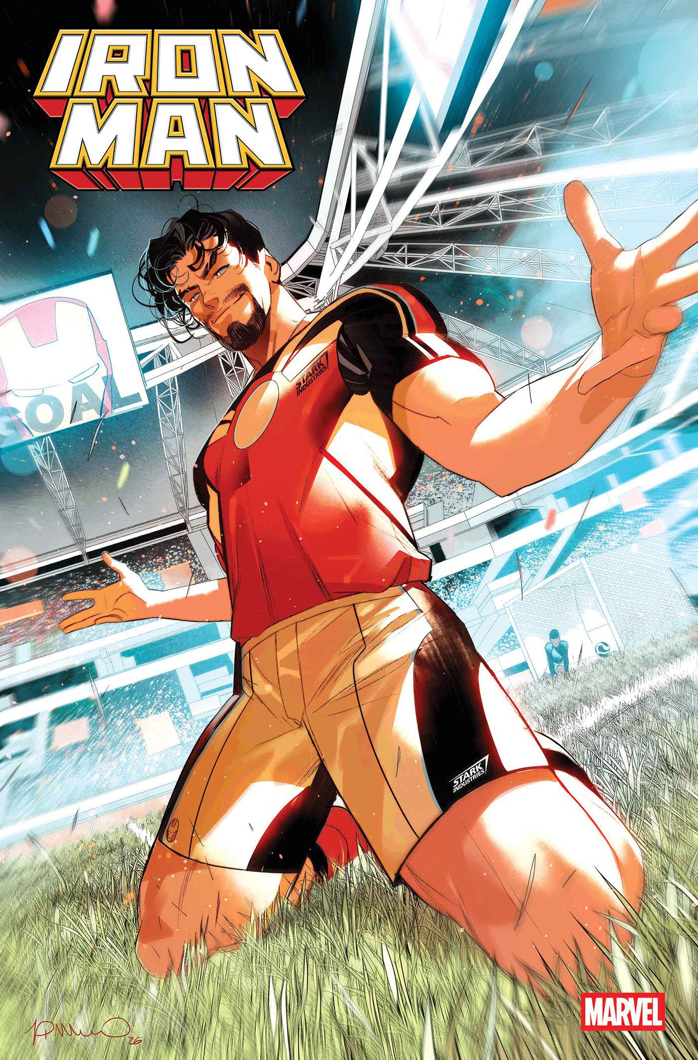 IRON MAN #6 SIMONE DI MEO MARVEL SOCCER VAR (Backorder, Allow 4-5 Weeks)