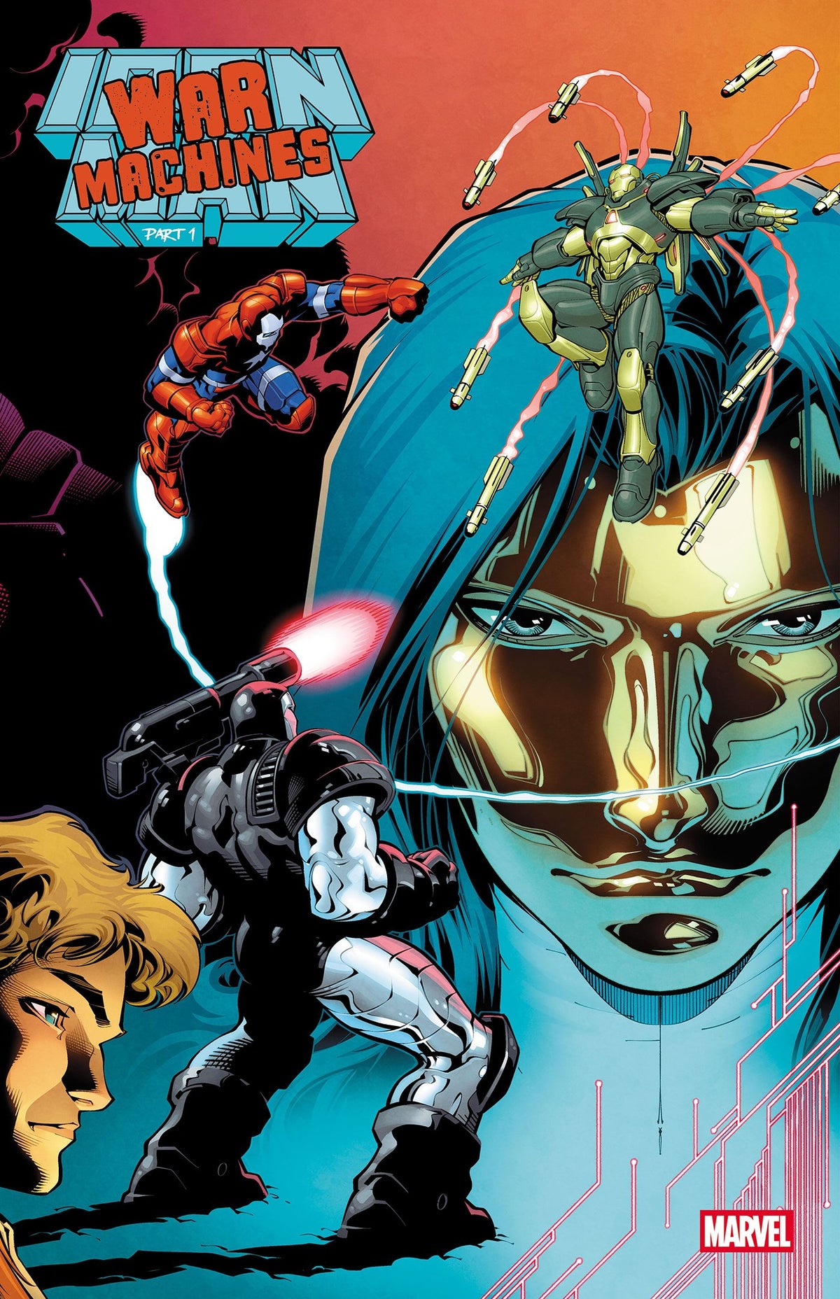 IRON MAN #13 COVER B GLEB MELNIKOV CONNECTING VAR