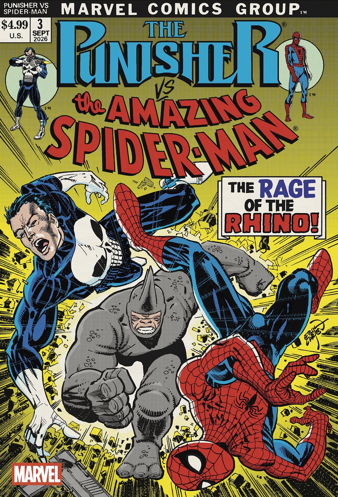 PUNISHER VS. SPIDER-MAN #3 ERIK LARSEN VAR