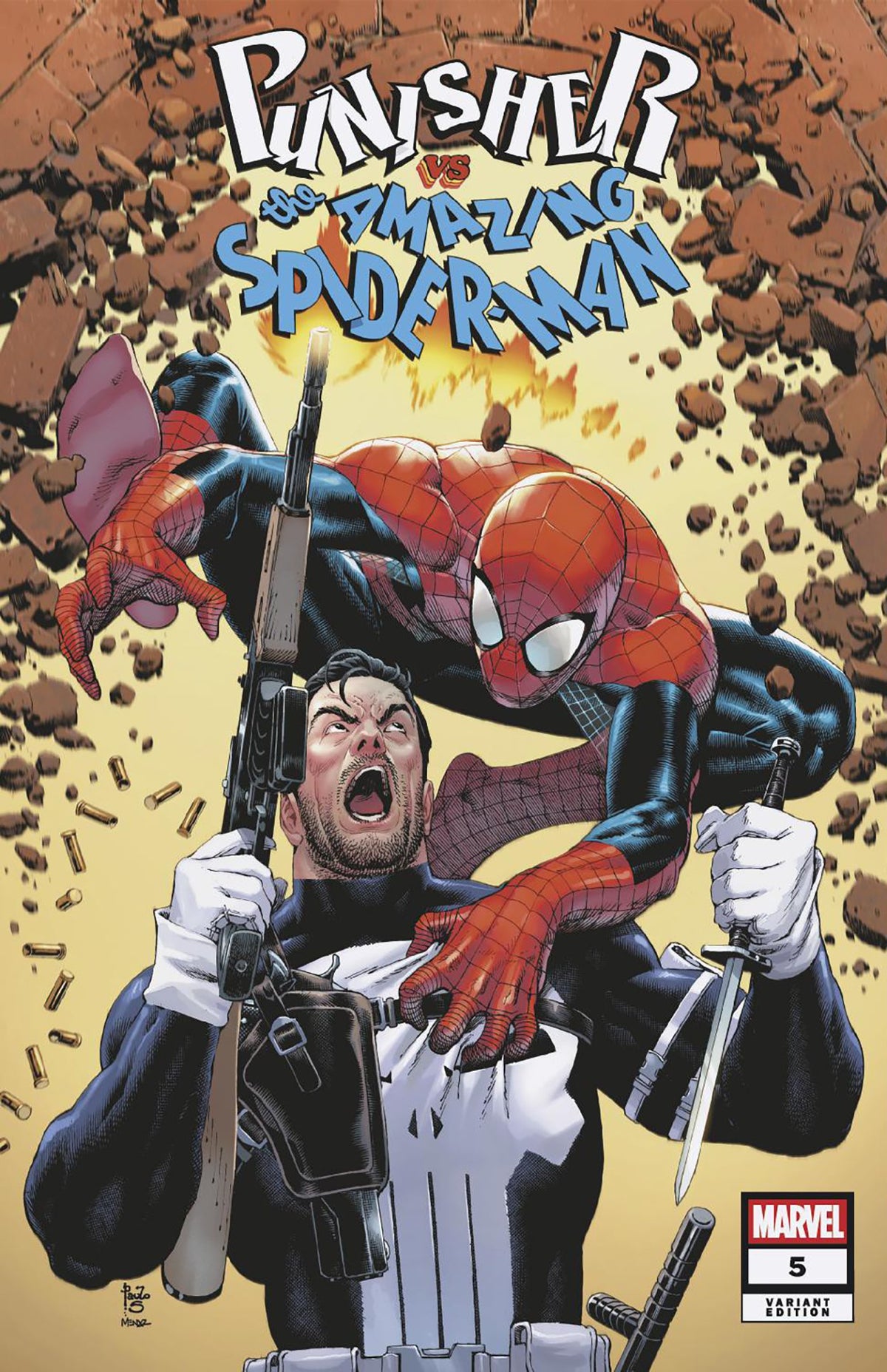 PUNISHER VS. SPIDER-MAN #5 PAULO SIQUEIRA VAR | MARVEL | Comicbookeroo