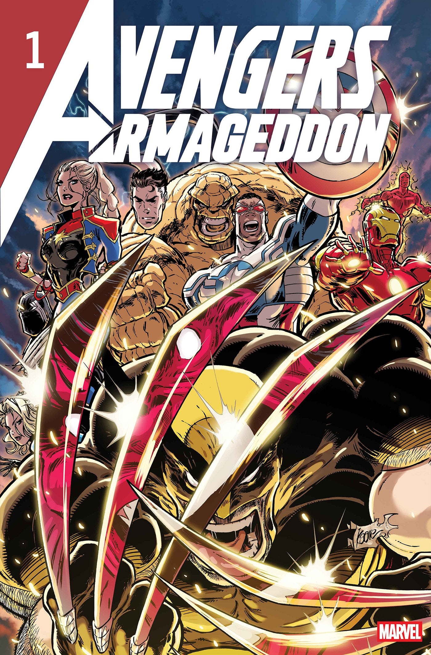 AVENGERS: ARMAGEDDON #1 KAARE ANDREWS 2ND PRINTING VAR (With Magic: The Gathering card insert) (05 Aug Release)