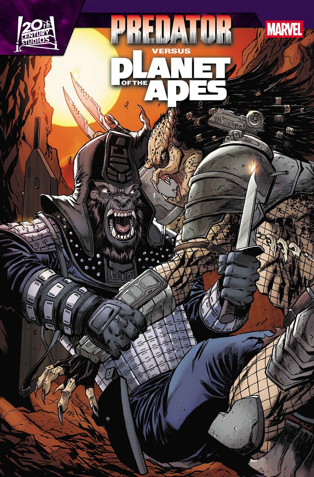 PREDATOR VS. THE PLANET OF THE APES #1 TIM SEELEY VAR (Backorder, Allow 4-5 Weeks)