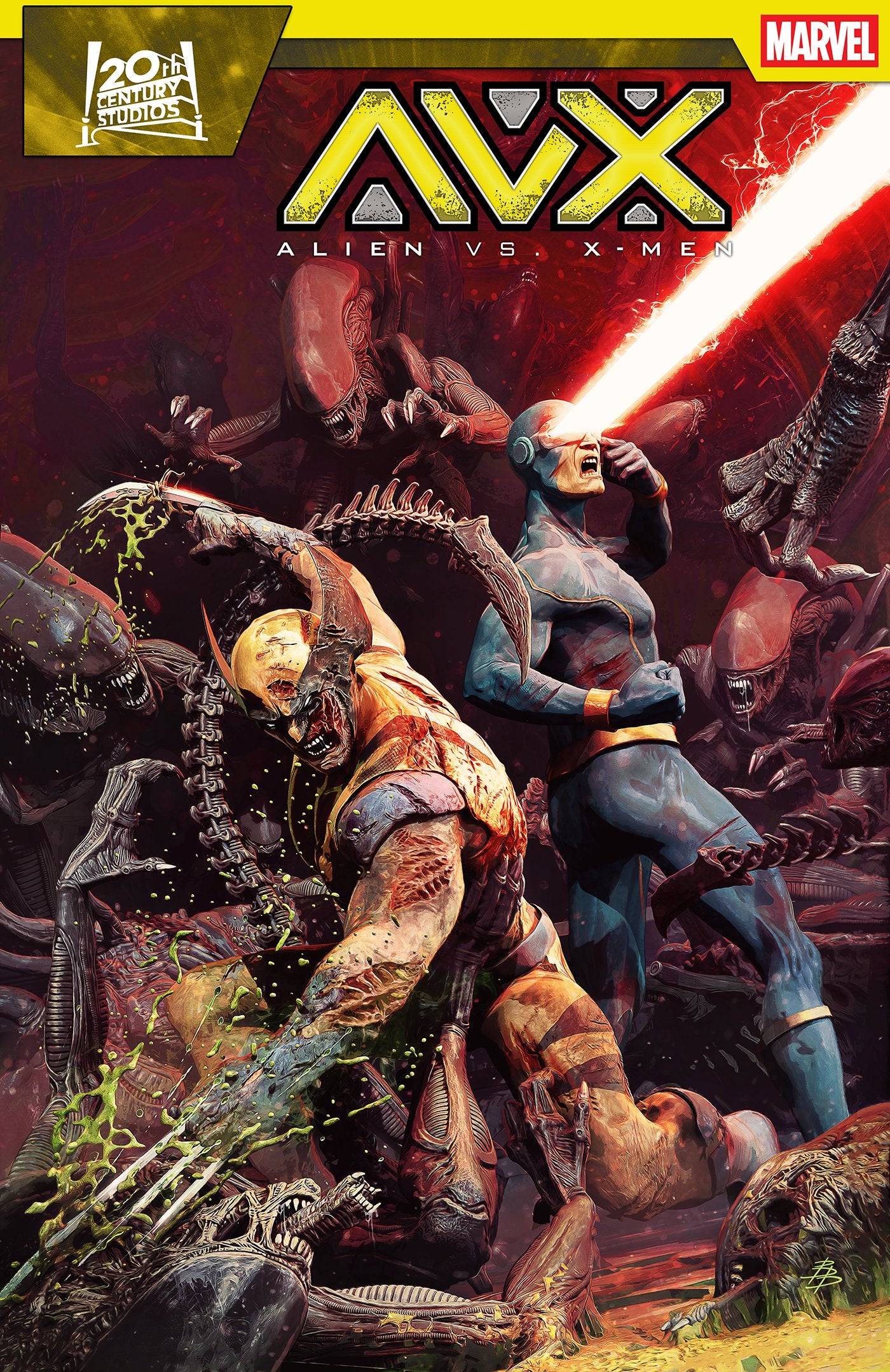 ALIEN VS. X-MEN #1 BJORN BARENDS VAR | MARVEL | Comicbookeroo