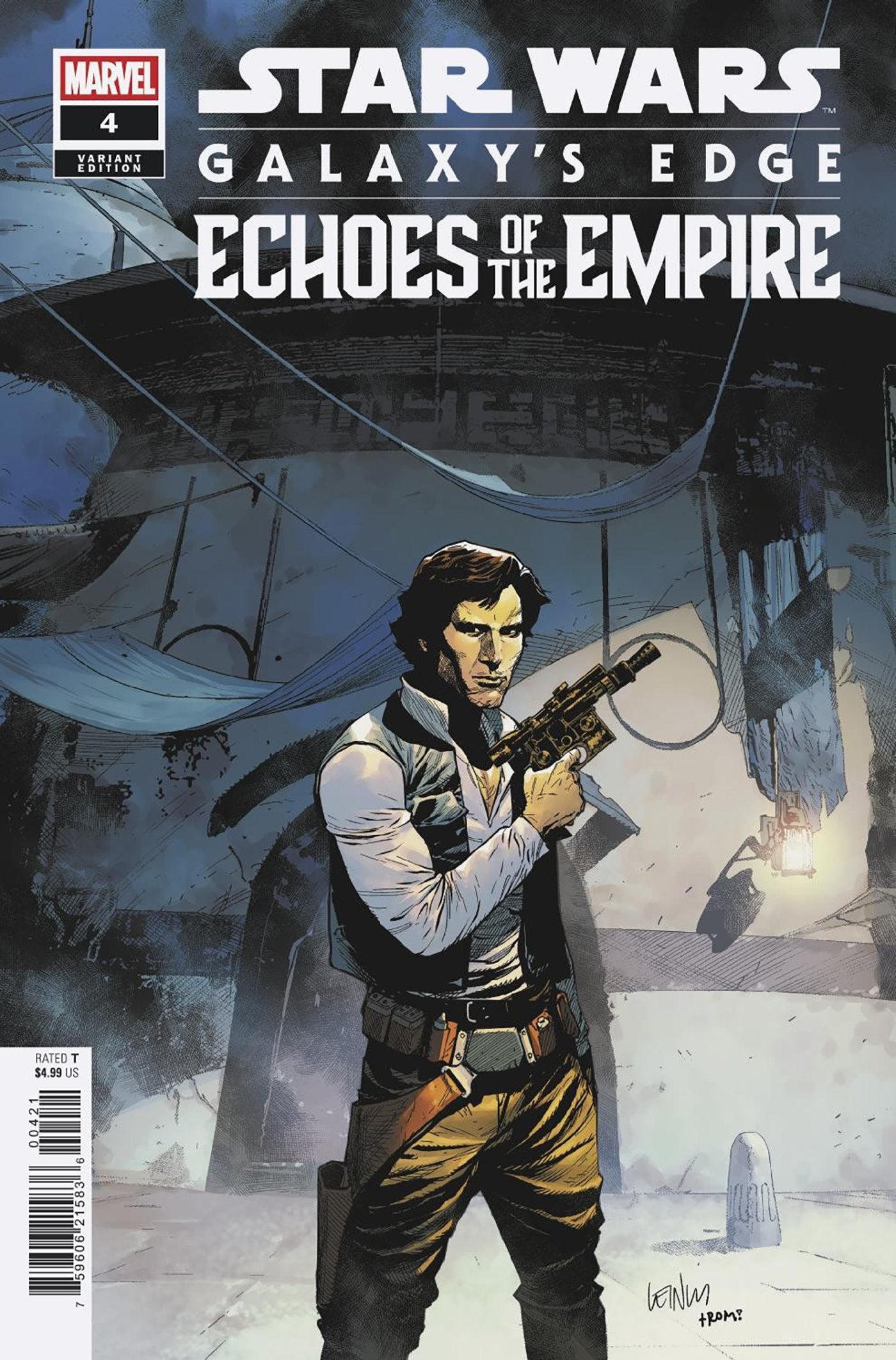 STAR WARS: GALAXY'S EDGE - ECHOES OF THE EMPIRE #4 LEINIL YU HAN SOLO VAR (15 Jul Release)