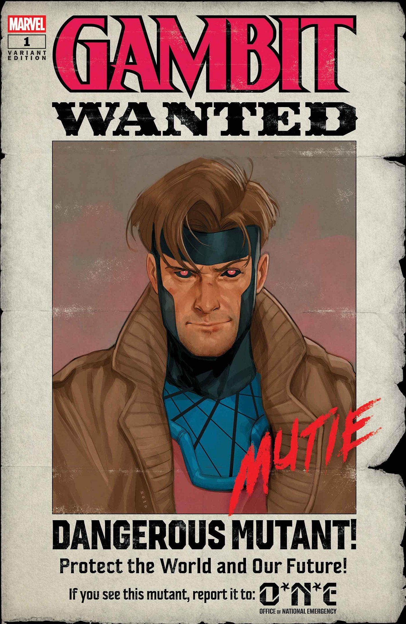 GAMBIT: WANTED #1 PHIL NOTO WANTED VAR B (22 Jul Release)
