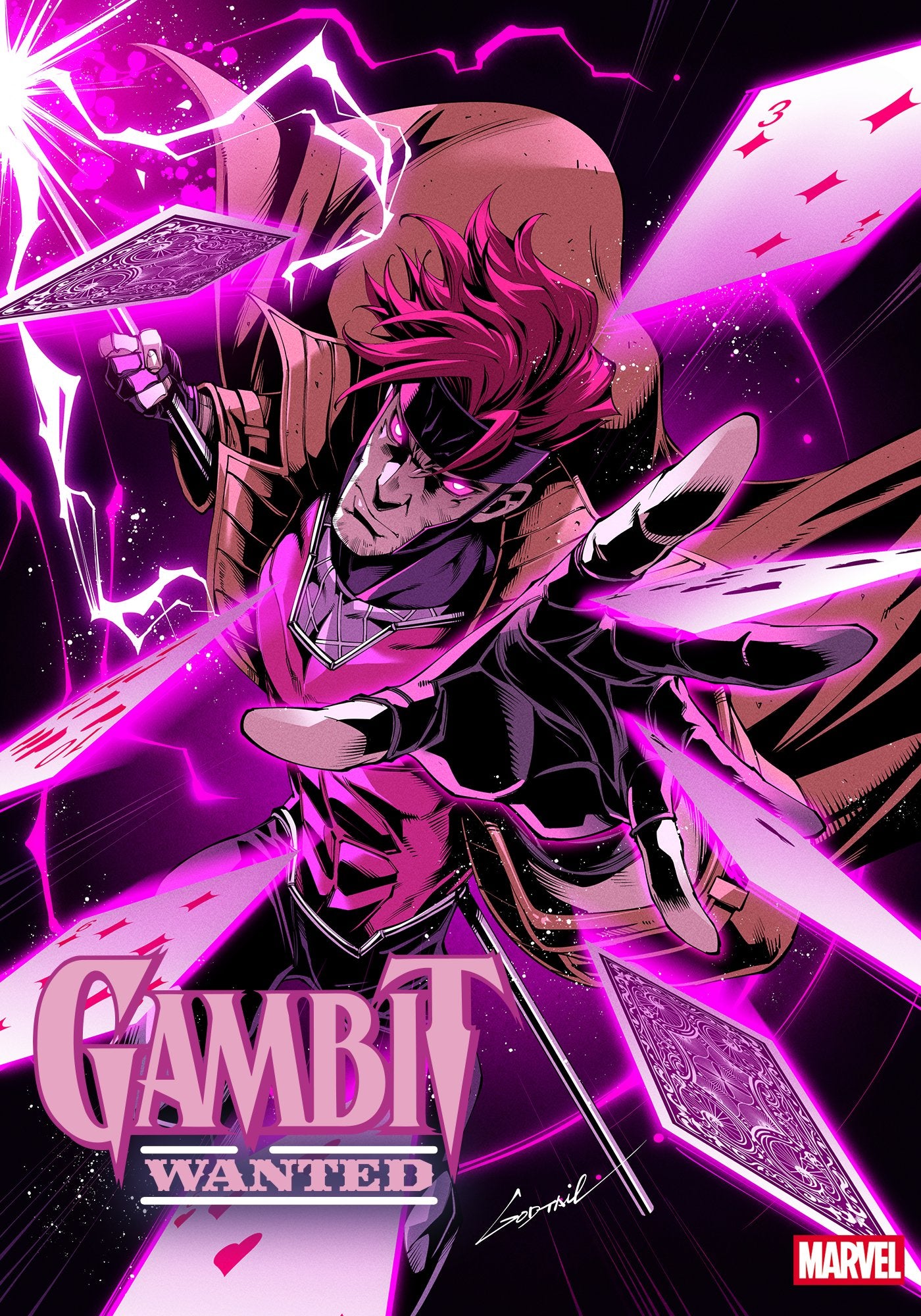 GAMBIT: WANTED #2 GERALD PAREL GAMBIT VAR | MARVEL | Comicbookeroo