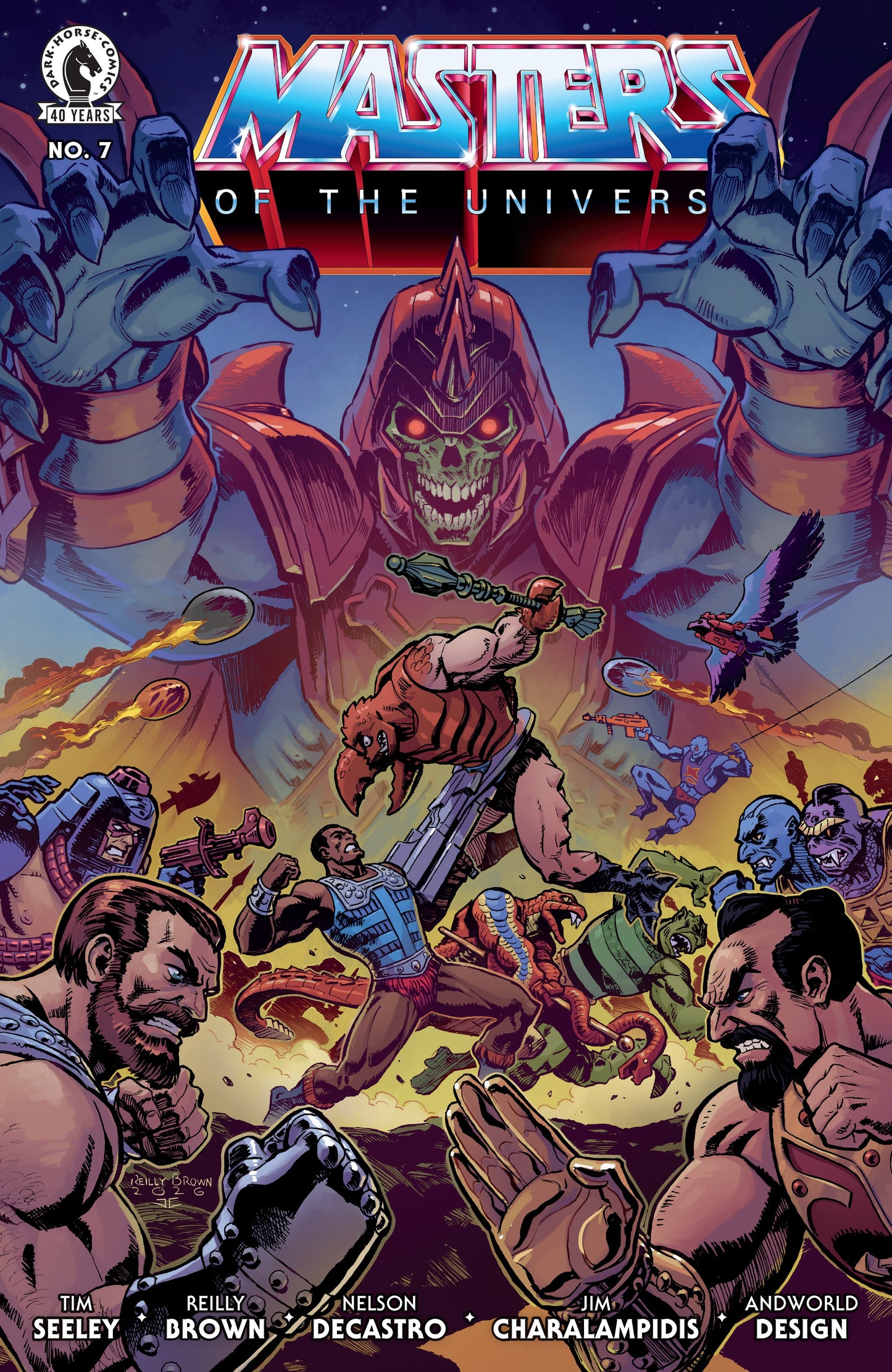 HE-MAN AND THE MASTERS OF THE UNIVERSE #7 (CVR A) (REILLY BROWN) (16 Sep Release)