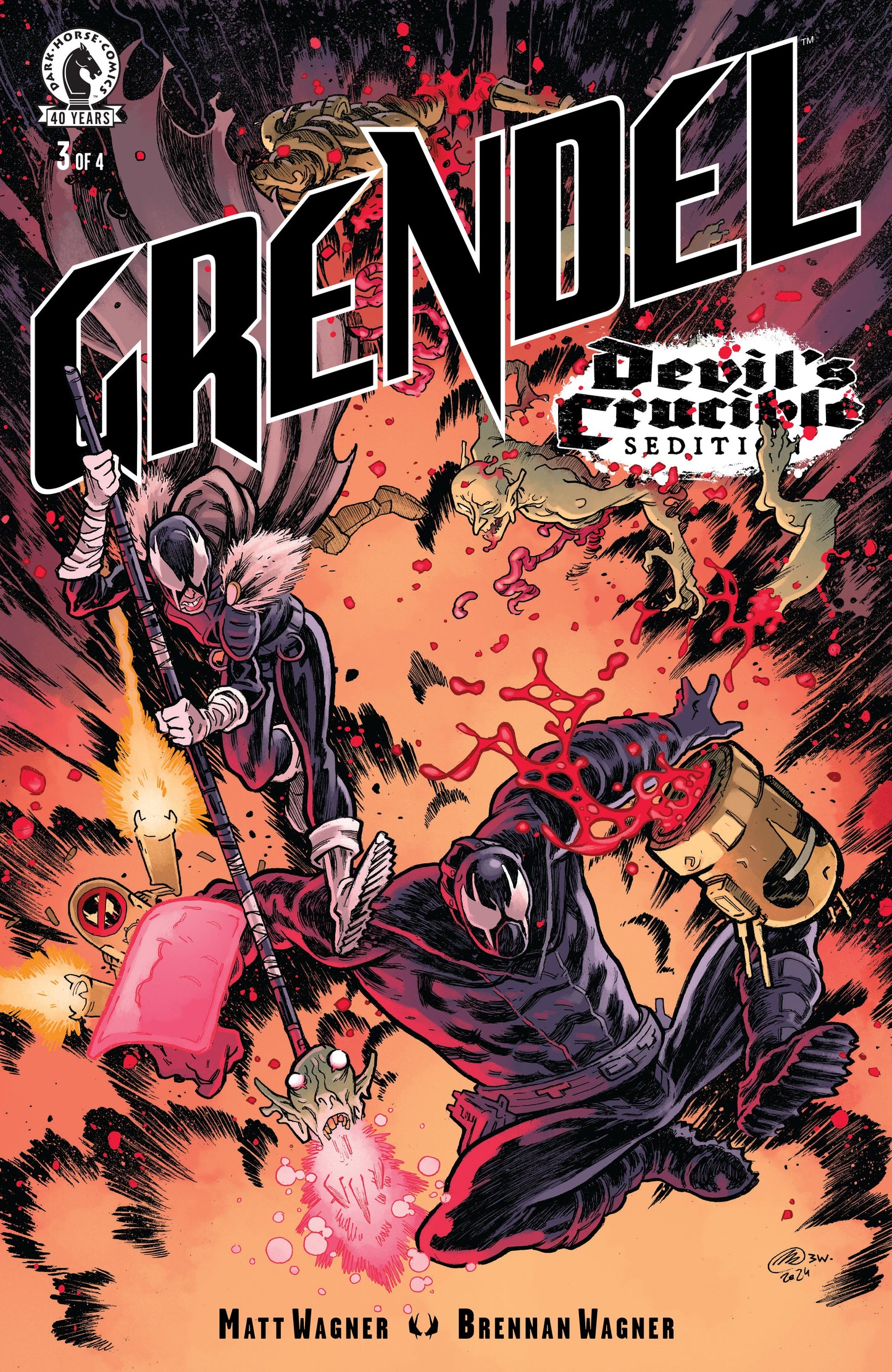 GRENDEL: DEVIL'S CRUCIBLE--SEDITION #3 (CVR B) (MARK LASZLO) | DARK HORSE COMICS | Comicbookeroo