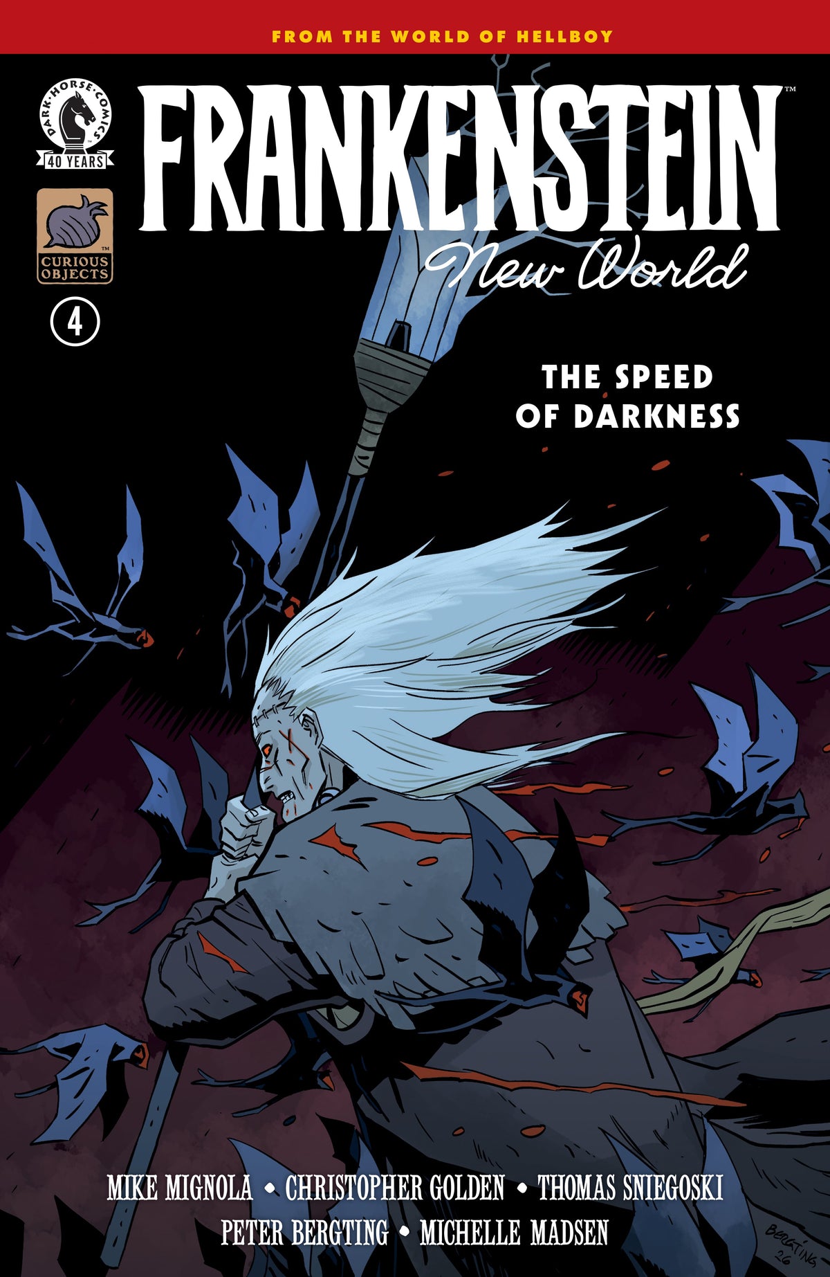 FRANKENSTEIN: NEW WORLD--THE SPEED OF DARKNESS #4 (CVR A) (PETER BERGTING) | DARK HORSE COMICS | Comicbookeroo