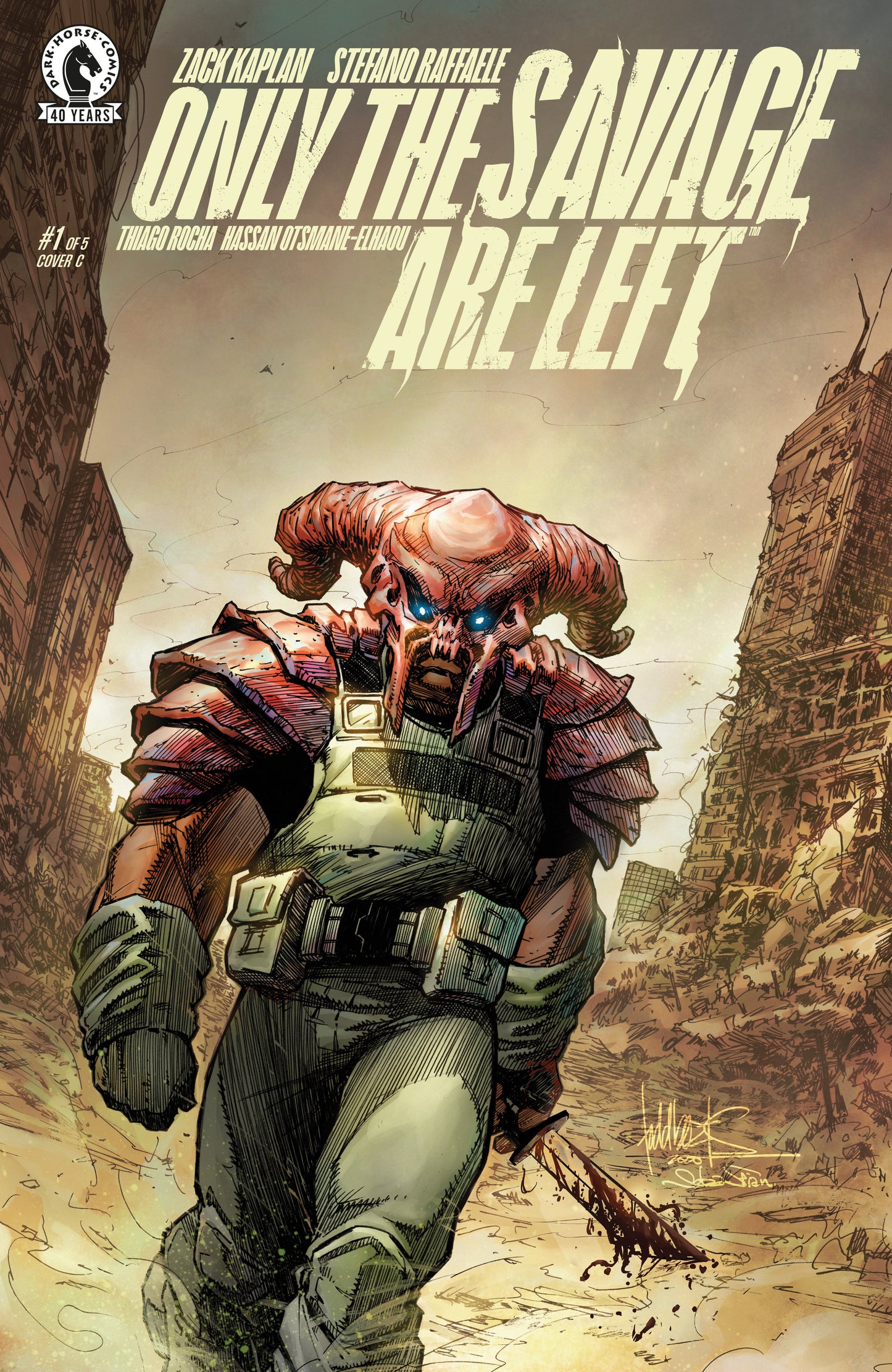 ONLY THE SAVAGE ARE LEFT #1 (CVR C) (TODD BEATS) (Backorder, Allow 4-5 Weeks)
