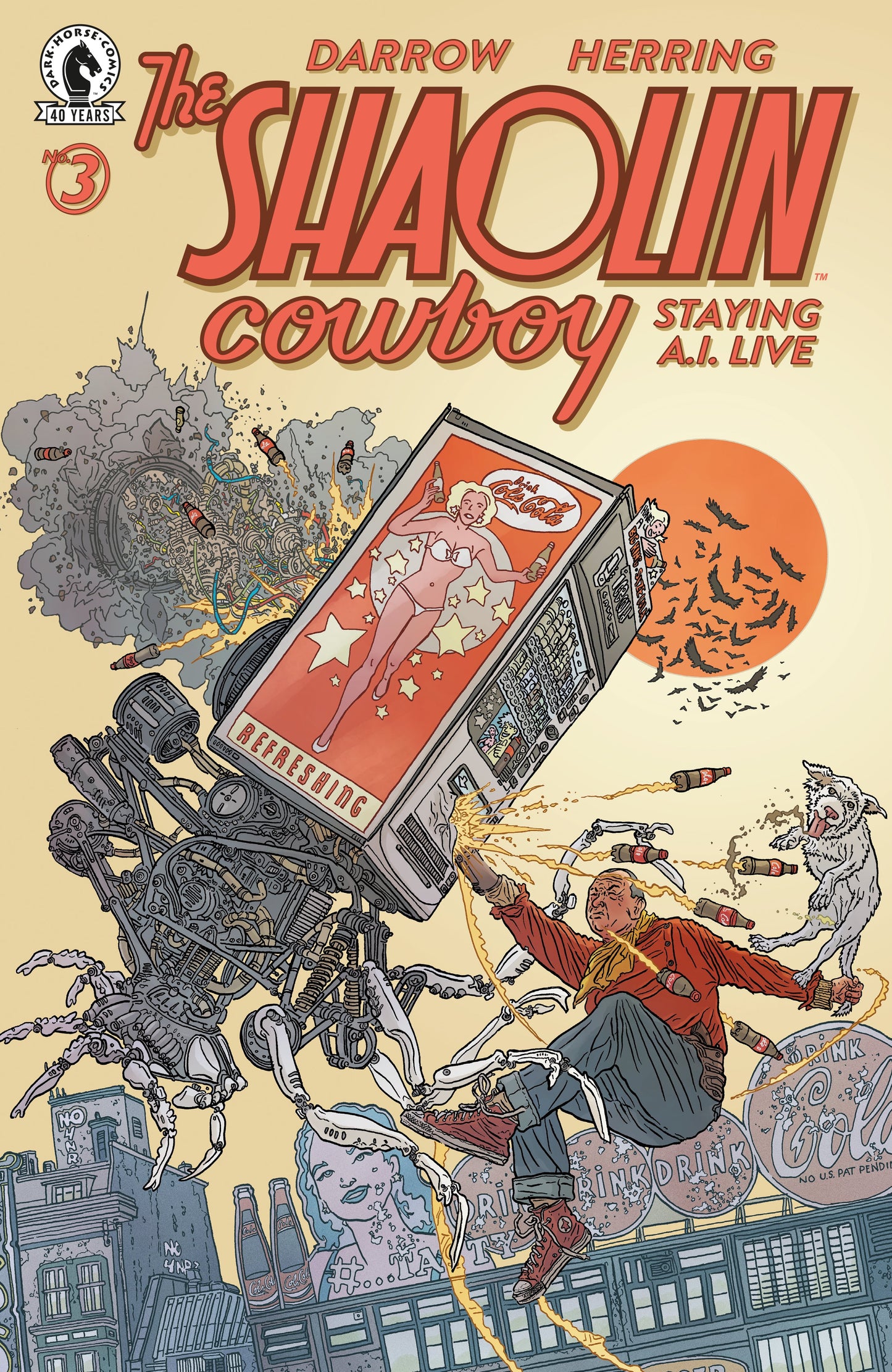SHAOLIN COWBOY: STAYING A.I.LIVE #3 (CVR A) (GEOF DARROW) | DARK HORSE COMICS | Comicbookeroo