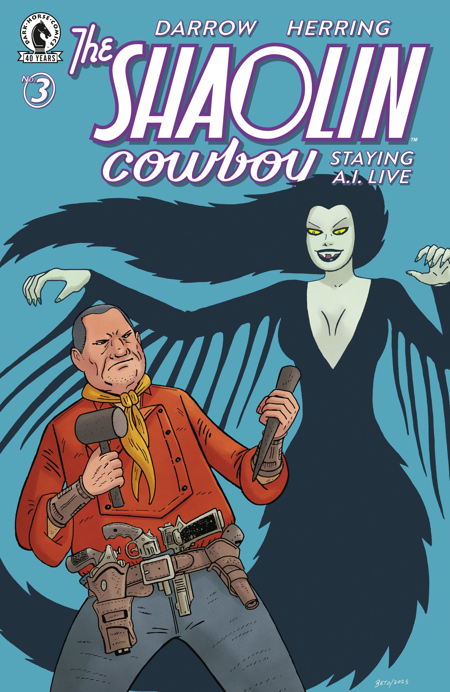 SHAOLIN COWBOY: STAYING A.I.LIVE #3 (CVR C) (GILBERT HERNANDEZ) | DARK HORSE COMICS | Comicbookeroo