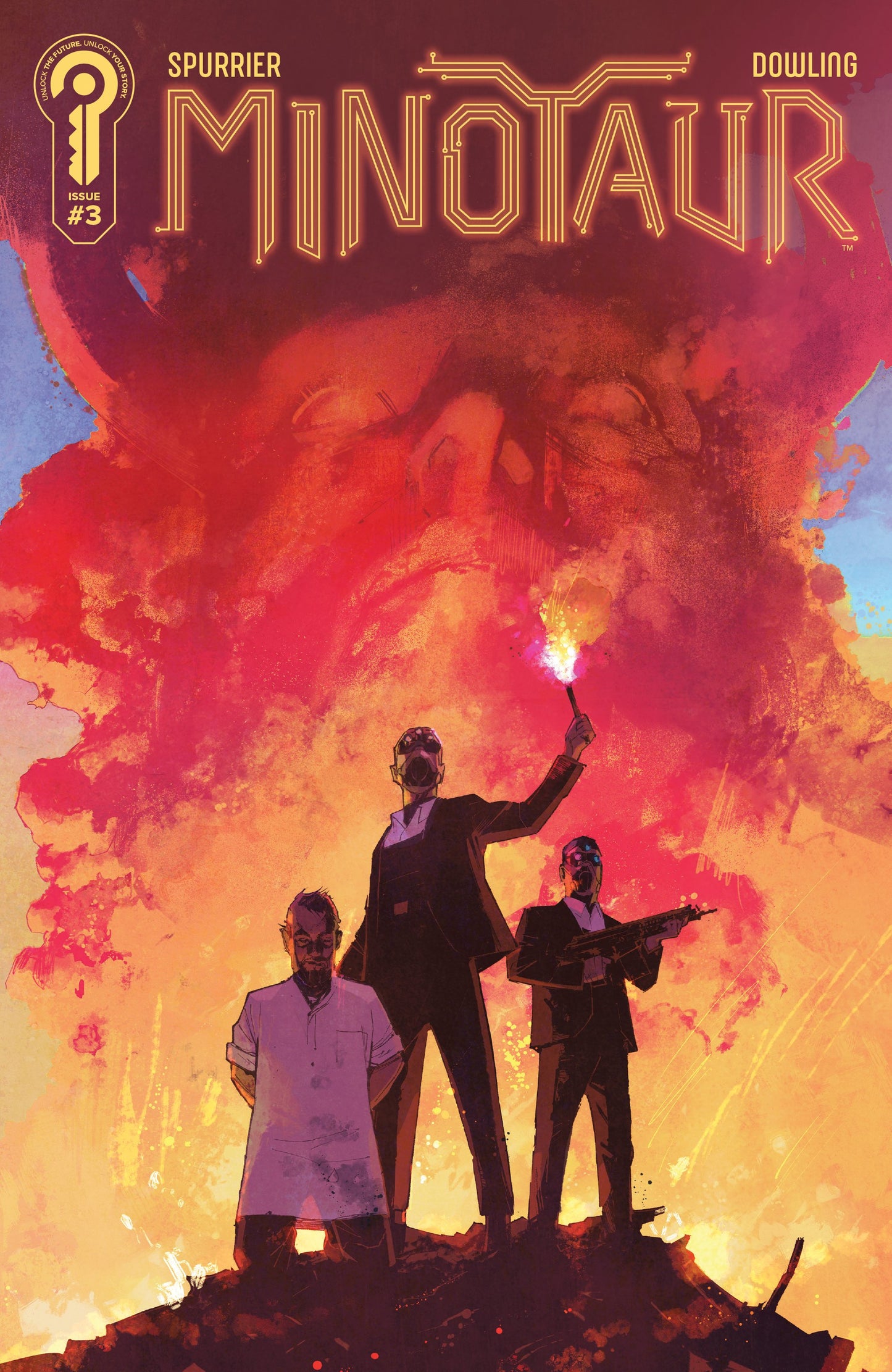 MINOTAUR #3 COVER A MICHAEL DOWLING