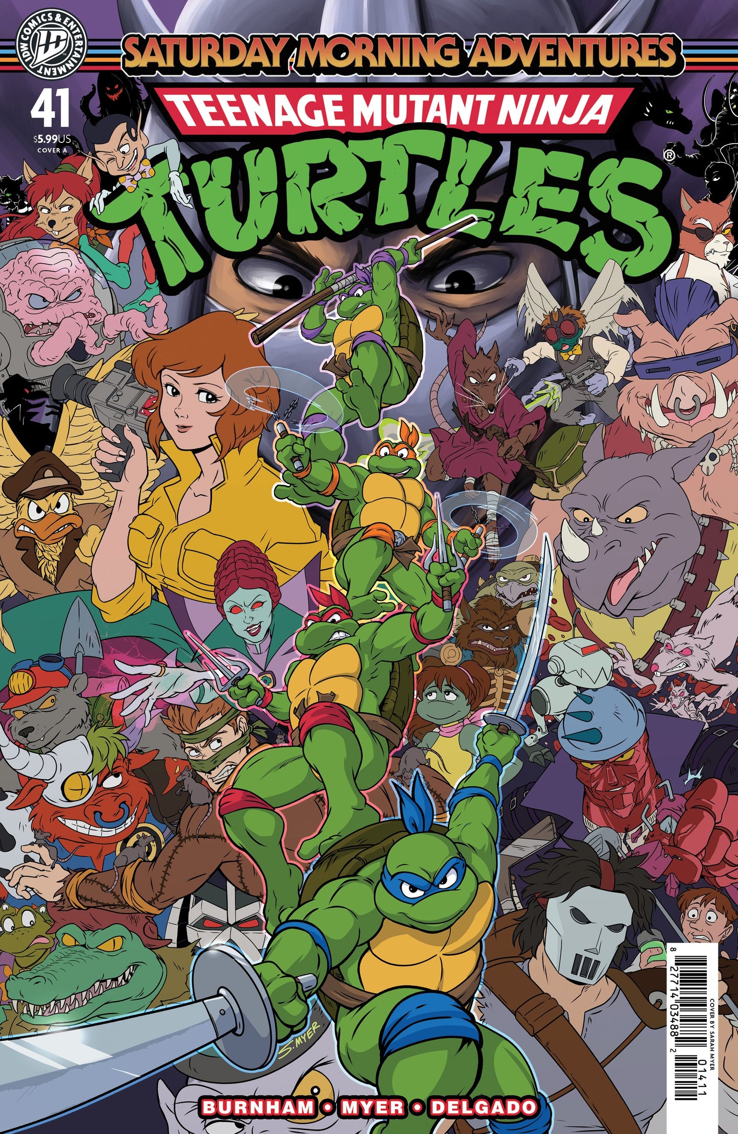 TEENAGE MUTANT NINJA TURTLES: SATURDAY MORNING ADVENTURES #41 COVER A