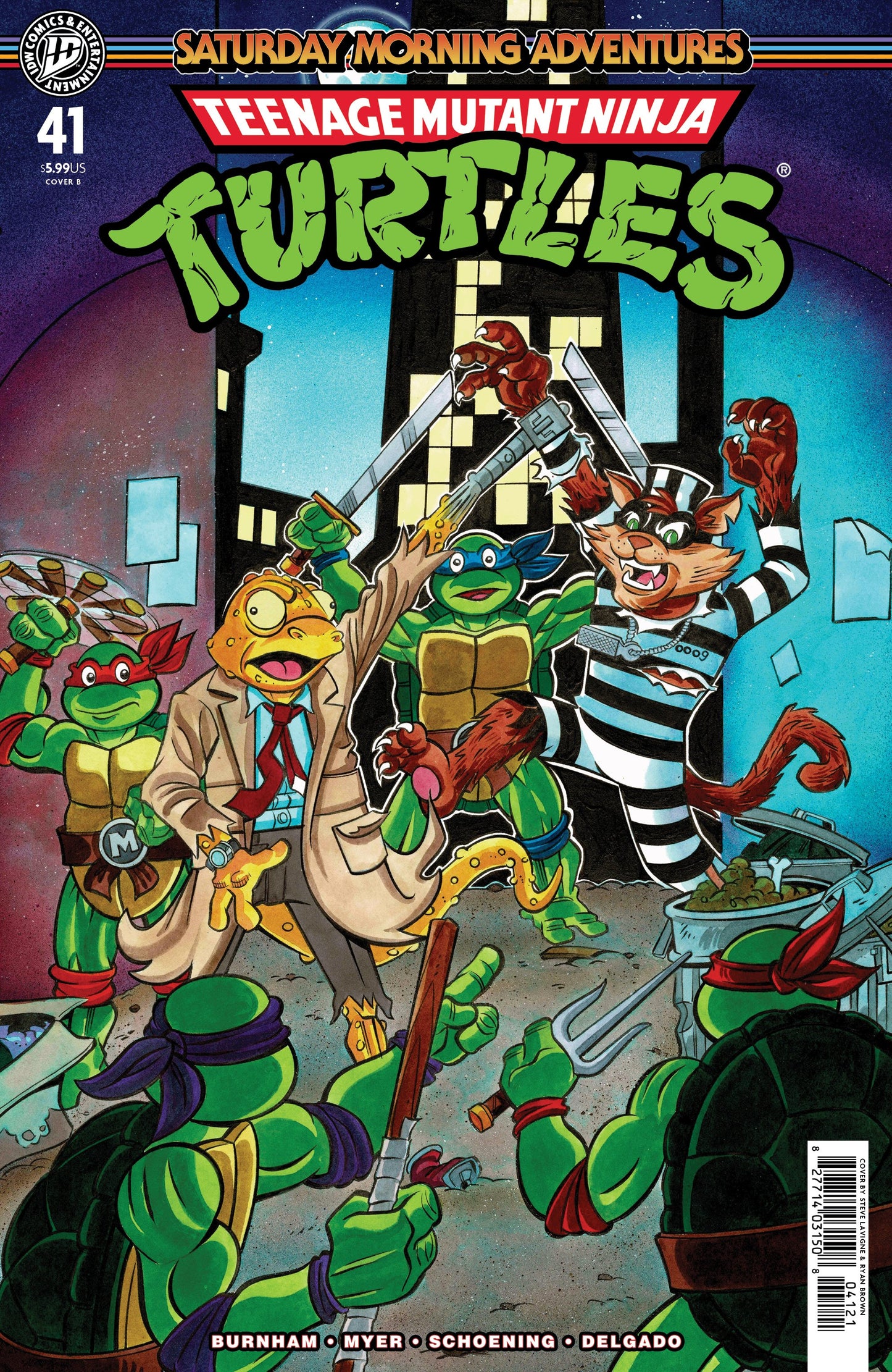 TEENAGE MUTANT NINJA TURTLES: SATURDAY MORNING ADVENTURES #41 VAR B