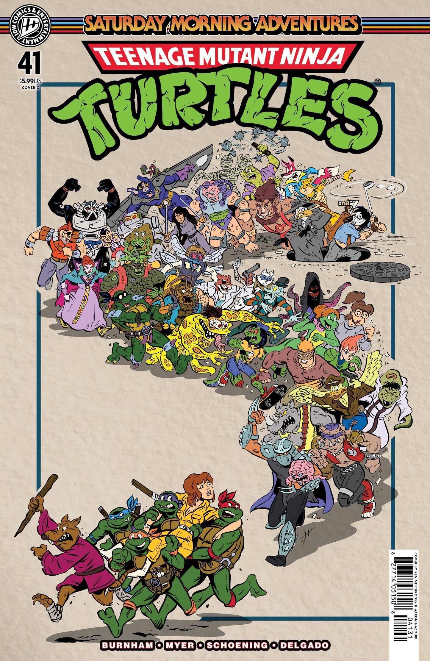 TEENAGE MUTANT NINJA TURTLES: SATURDAY MORNING ADVENTURES #41 VAR C