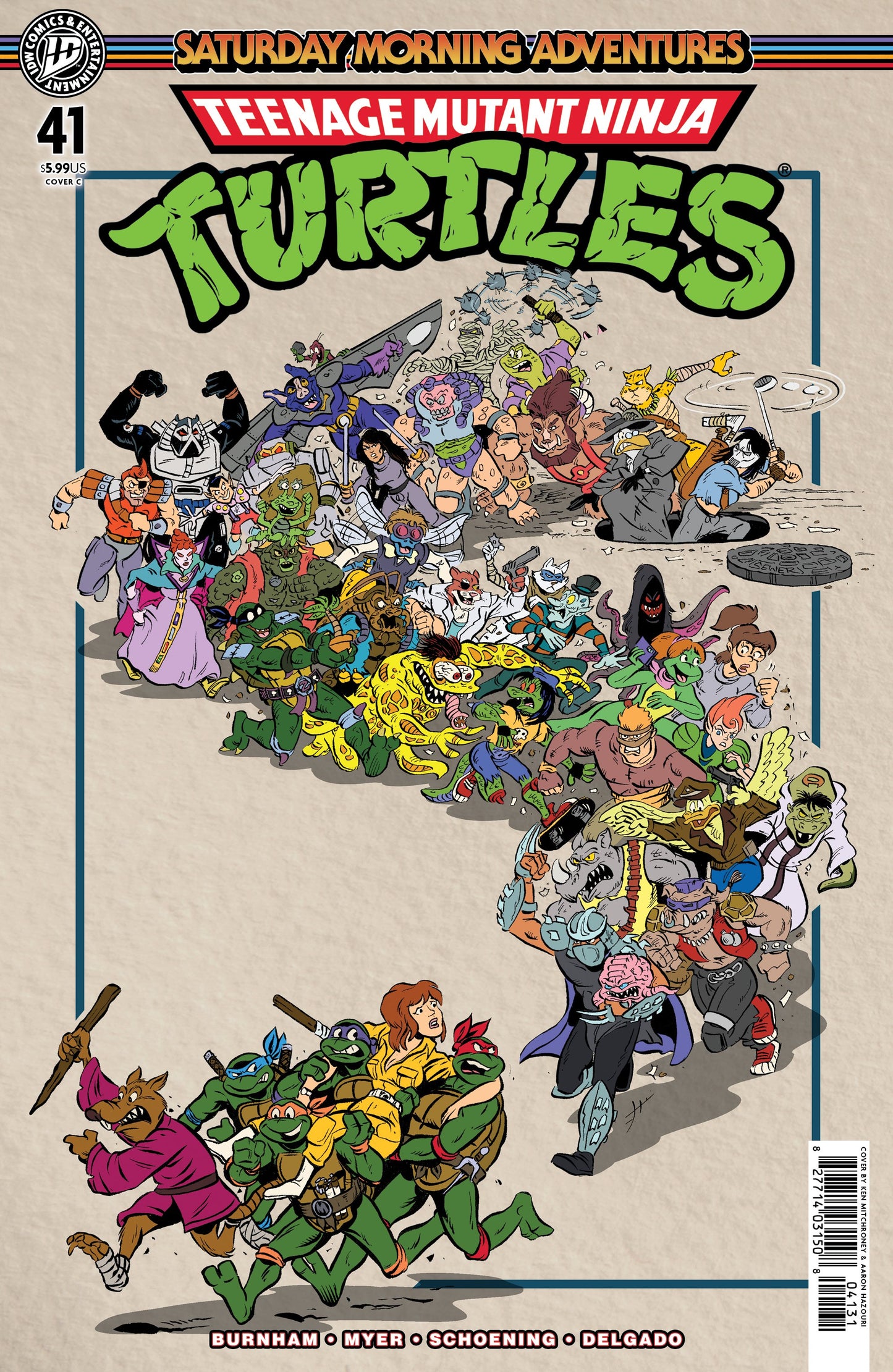 TEENAGE MUTANT NINJA TURTLES: SATURDAY MORNING ADVENTURES #41 VAR C