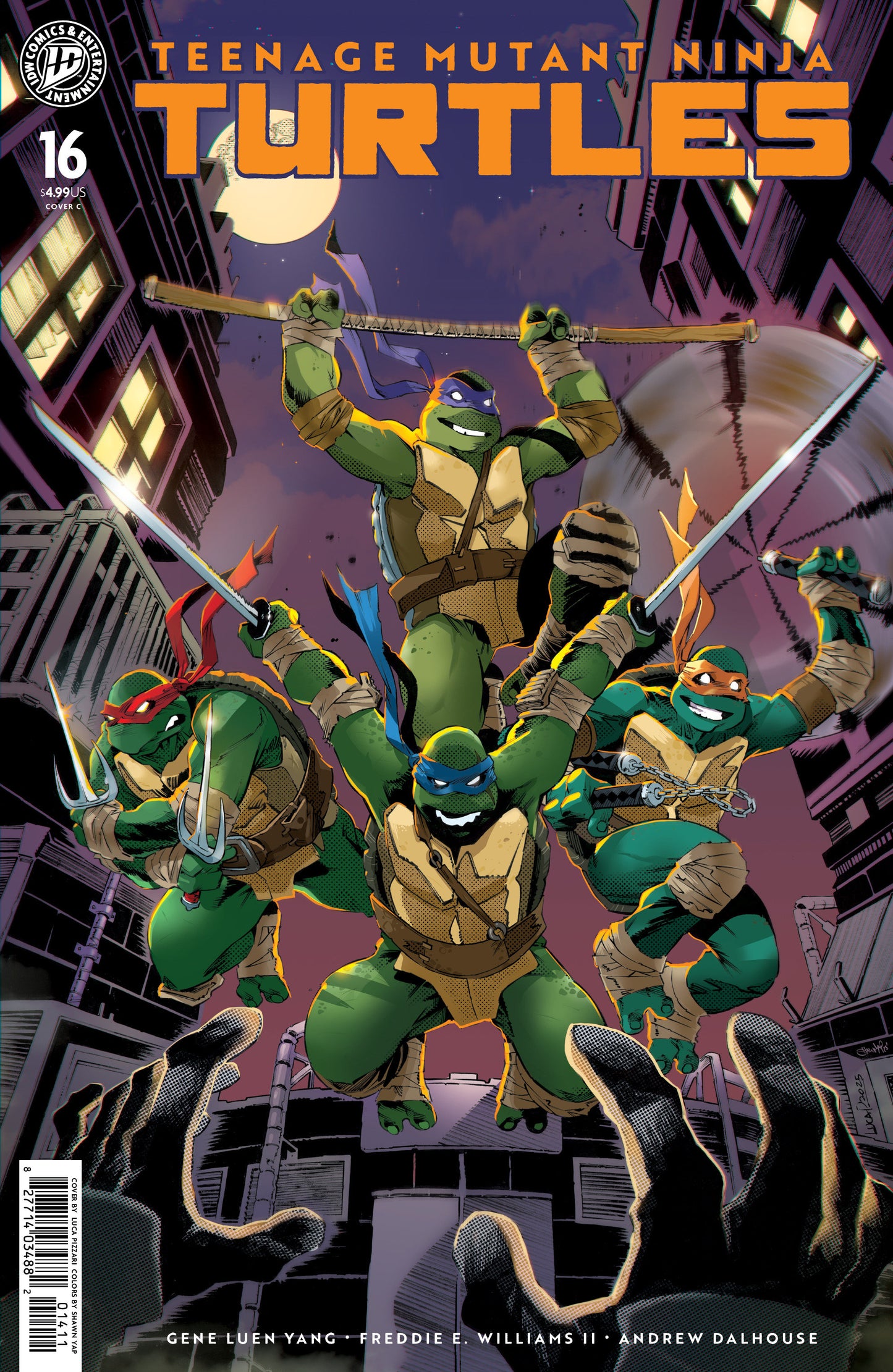 TEENAGE MUTANT NINJA TURTLES 2024 #16 VAR C (PIZZARI) (Backorder, Allow 4-5 Weeks)