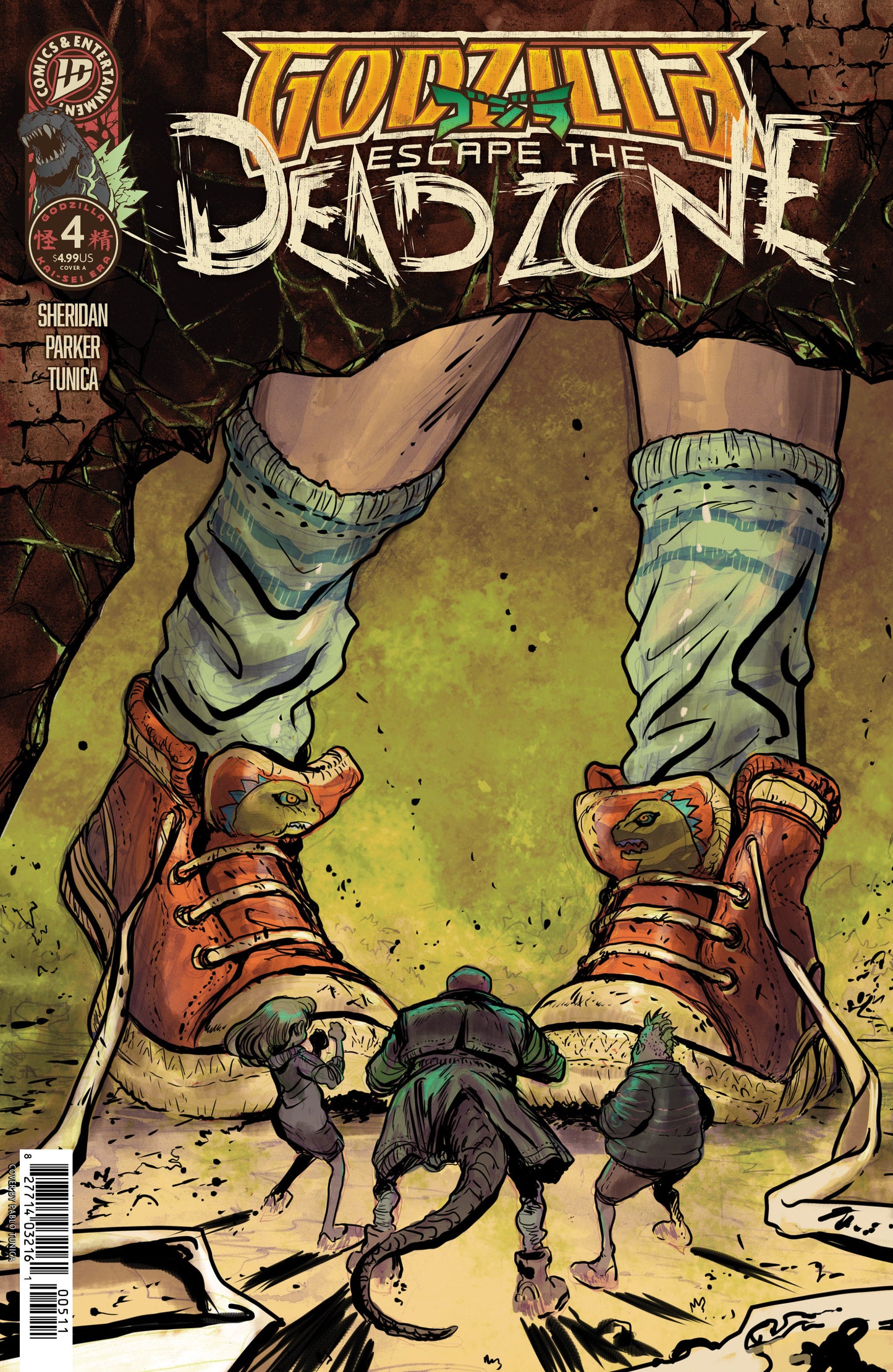 GODZILLA ESCAPE DEADZONE #4 COVER A (TUNICA) (Backorder, Allow 4-5 Weeks)