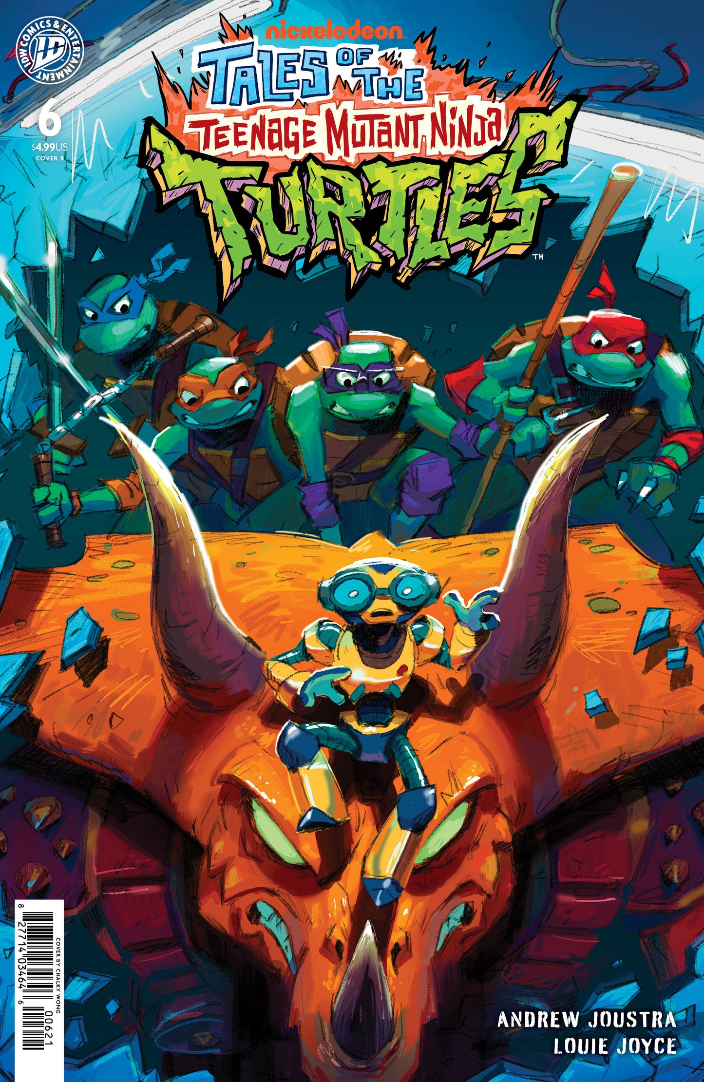 TALES OF THE TEENAGE MUTANT NINJA TURTLES #6 VAR B (WONG) (Backorder, Allow 4-5 Weeks)