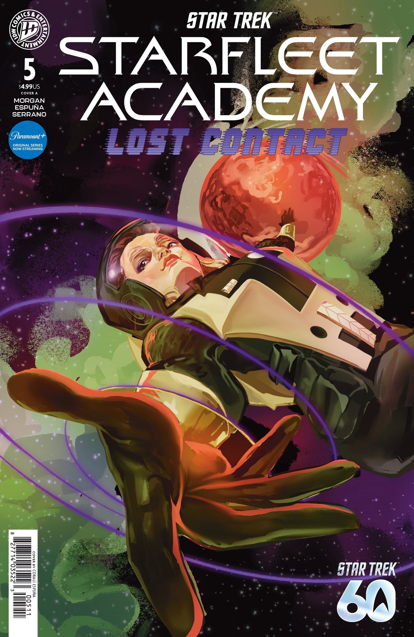 STAR TREK: STARFLEET ACADEMY--LOST CONTACT #5 COVER A (ESPUNA) (26 Aug Release)