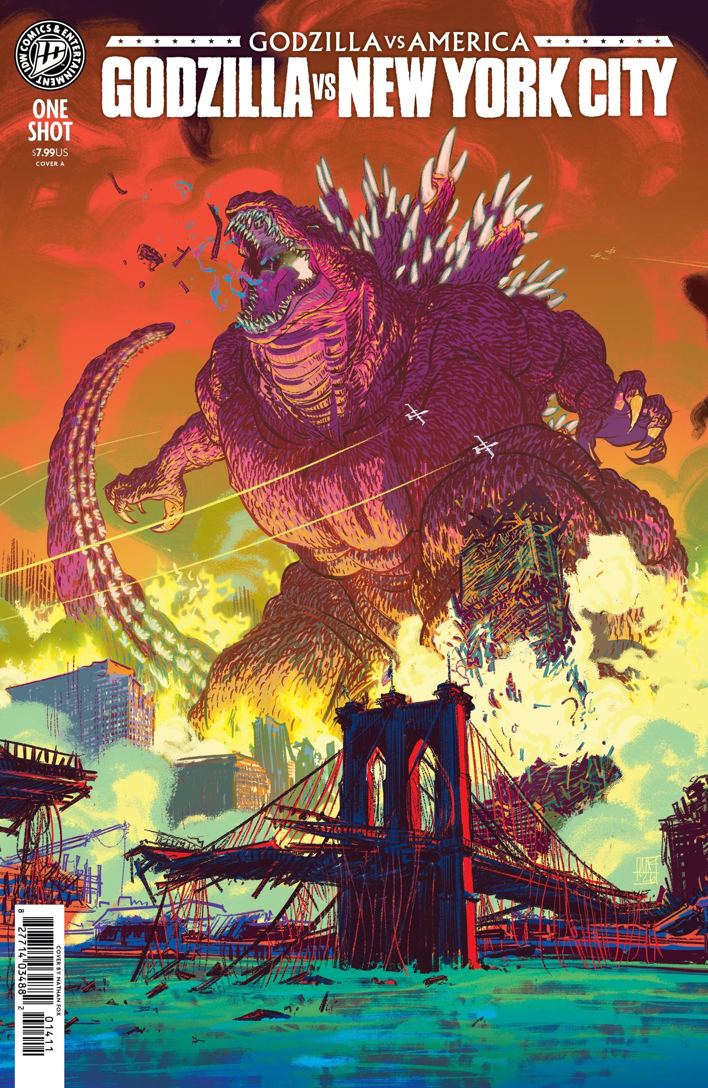 GODZILLA VS. AMERICA: NEW YORK CITY COVER A