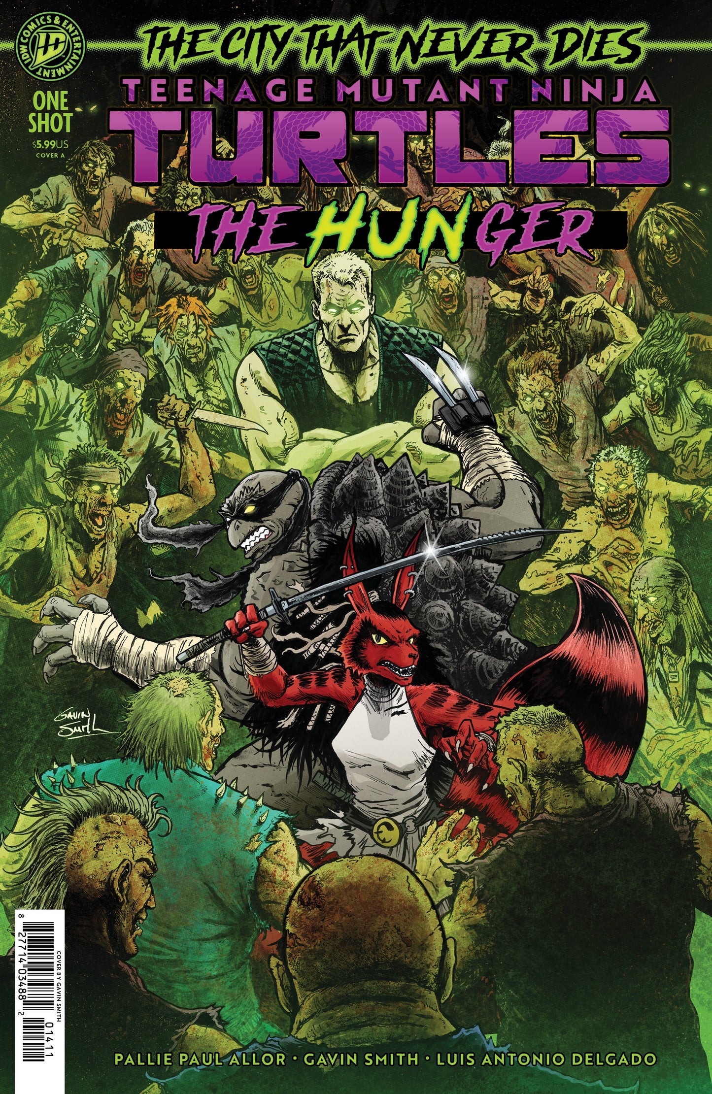 TEENAGE MUTANT NINJA TURTLES: THE HUNGER COVER A