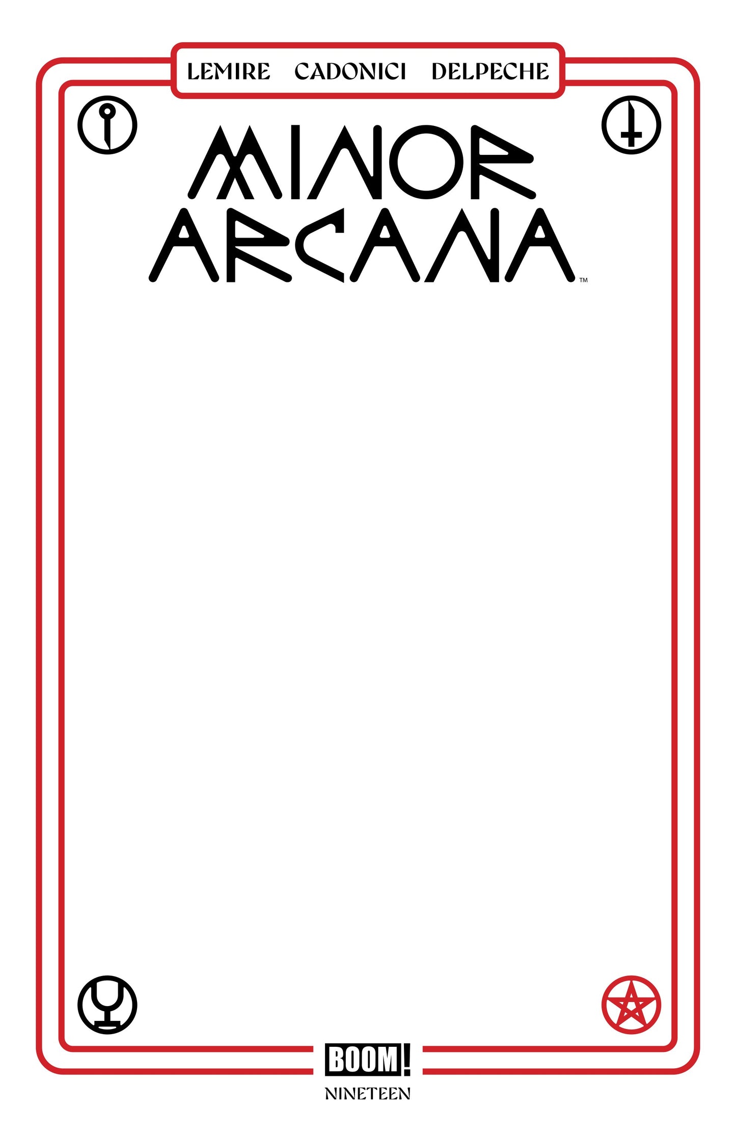 MINOR ARCANA #19 C BLANK SKETCH VAR (07 Oct Release)