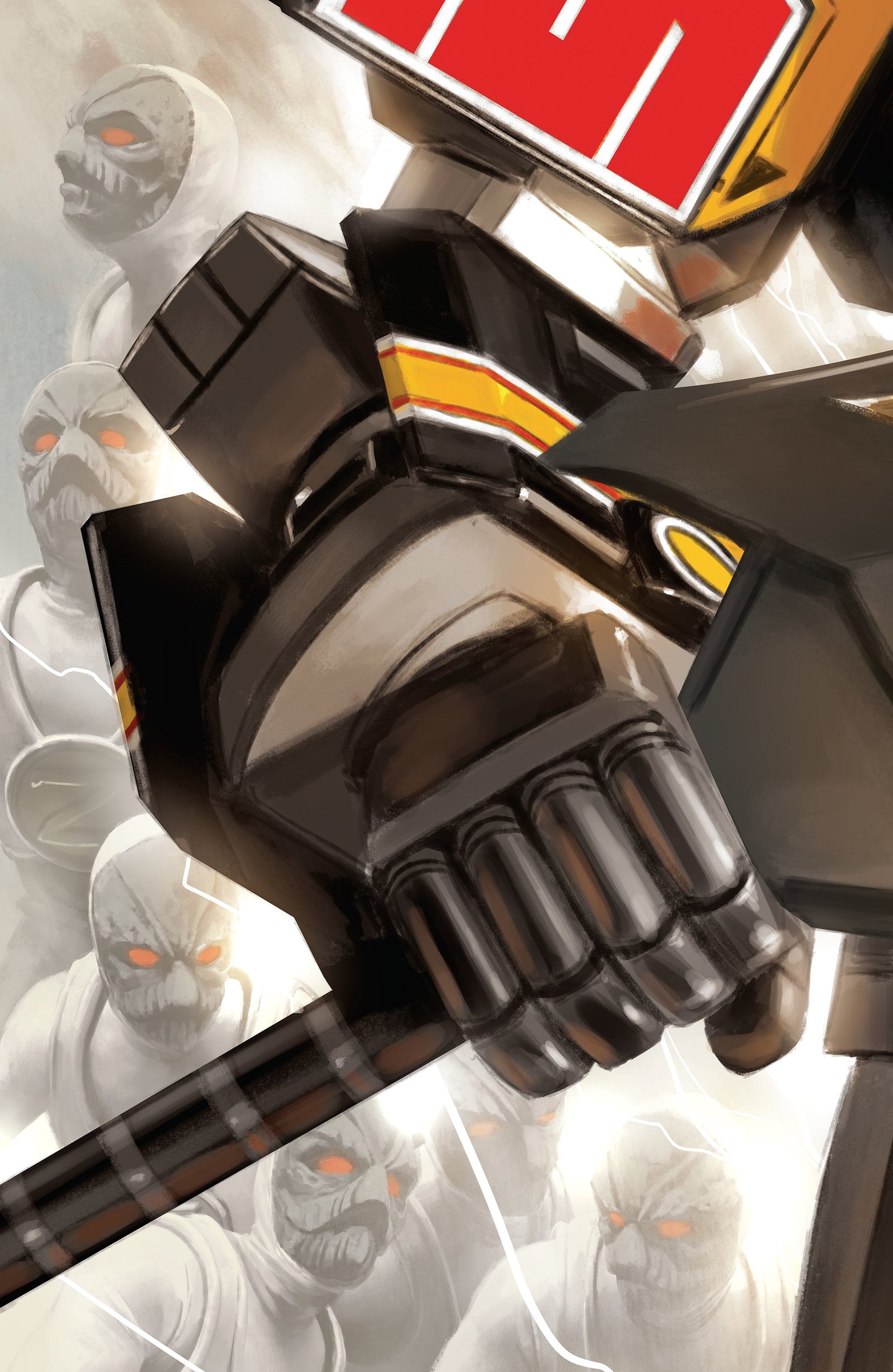 MIGHTY MORPHIN POWER RANGERS (2026) #4 C MEGAZORD CARD STOCK CONNECTING VAR (FULL ART, MERCADO) | BOOM ENTERTAINMENT | Comicbookeroo