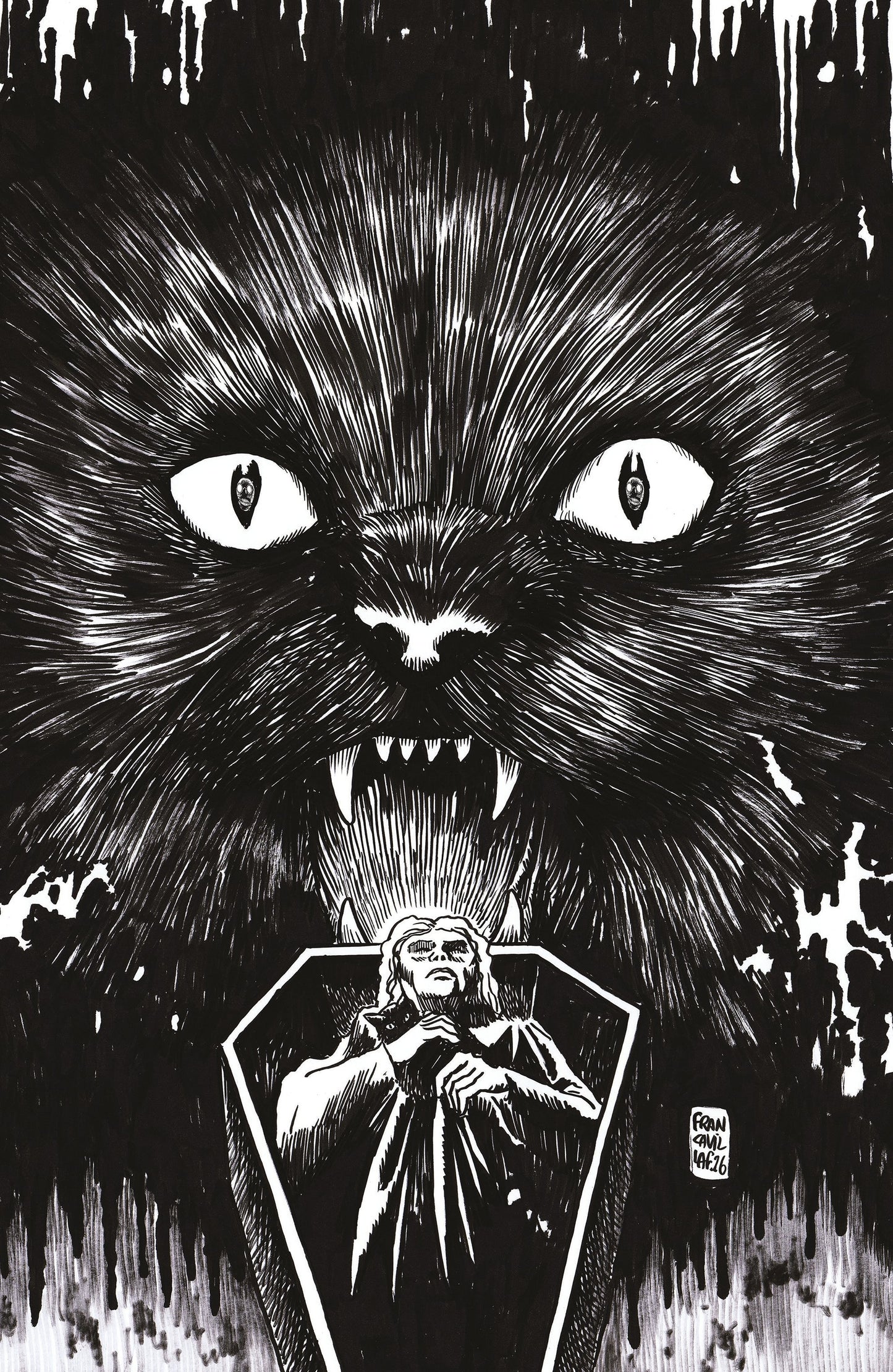 STUFF OF NIGHTMARES: THE CAT IN THE COFFIN #1 I UNLIMITED VAR (FULL ART, FRANCAVILLA) (26 Aug Release)