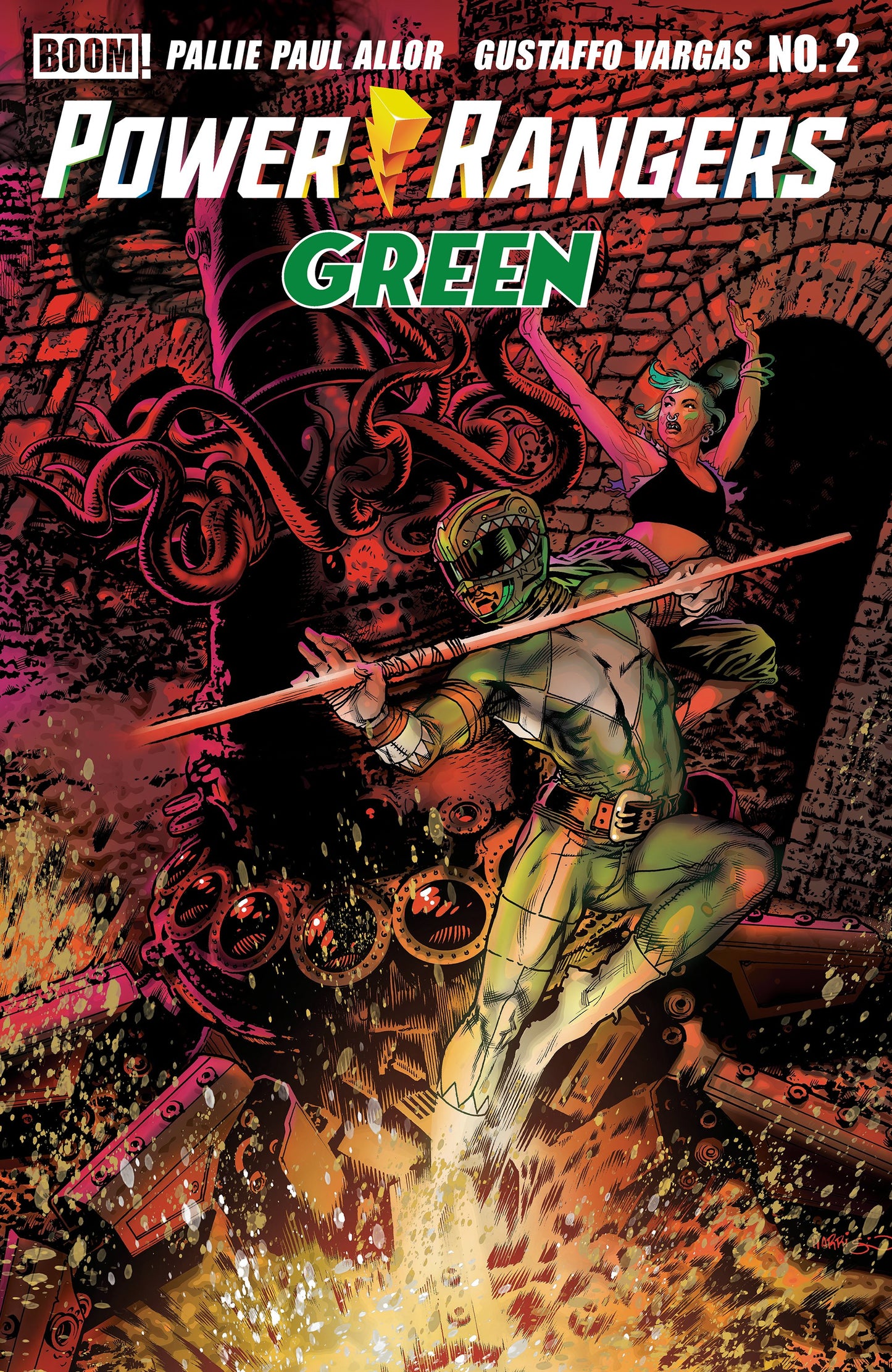 POWER RANGERS GREEN #2 A MAIN
