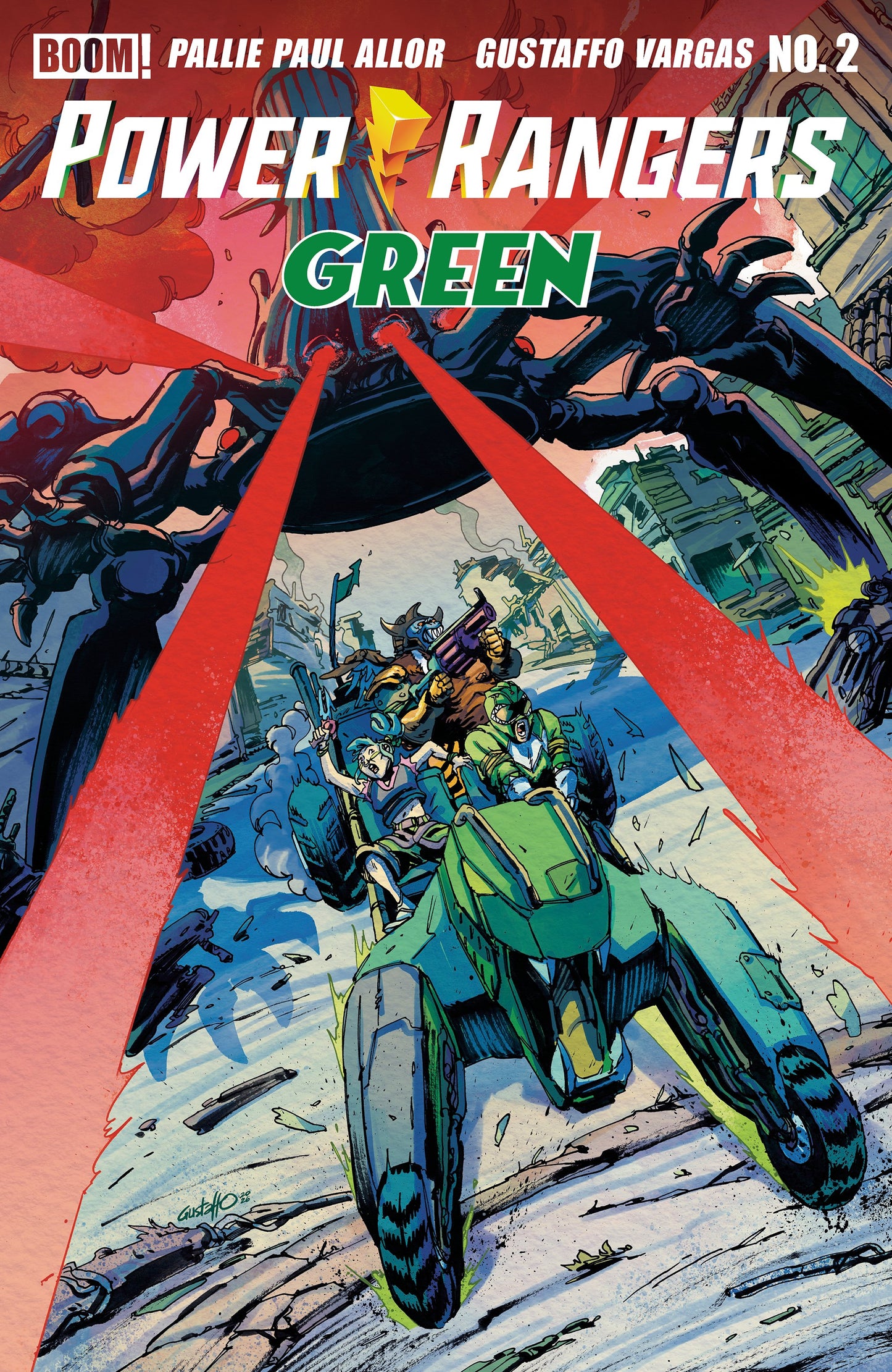 POWER RANGERS GREEN #2 B VAR