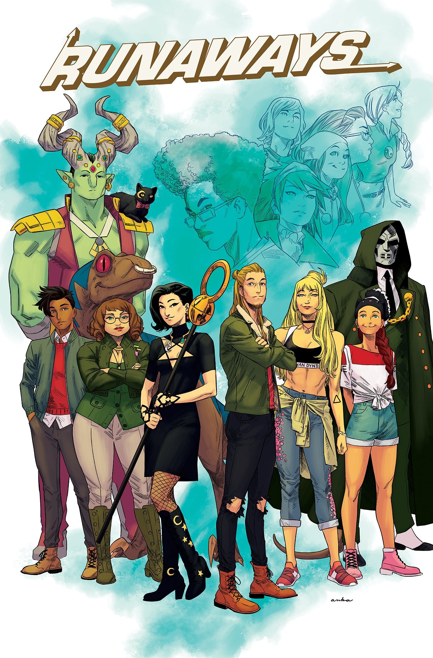 RUNAWAYS BY RAINBOW ROWELL OMNIBUS KRIS ANKA COVER HC