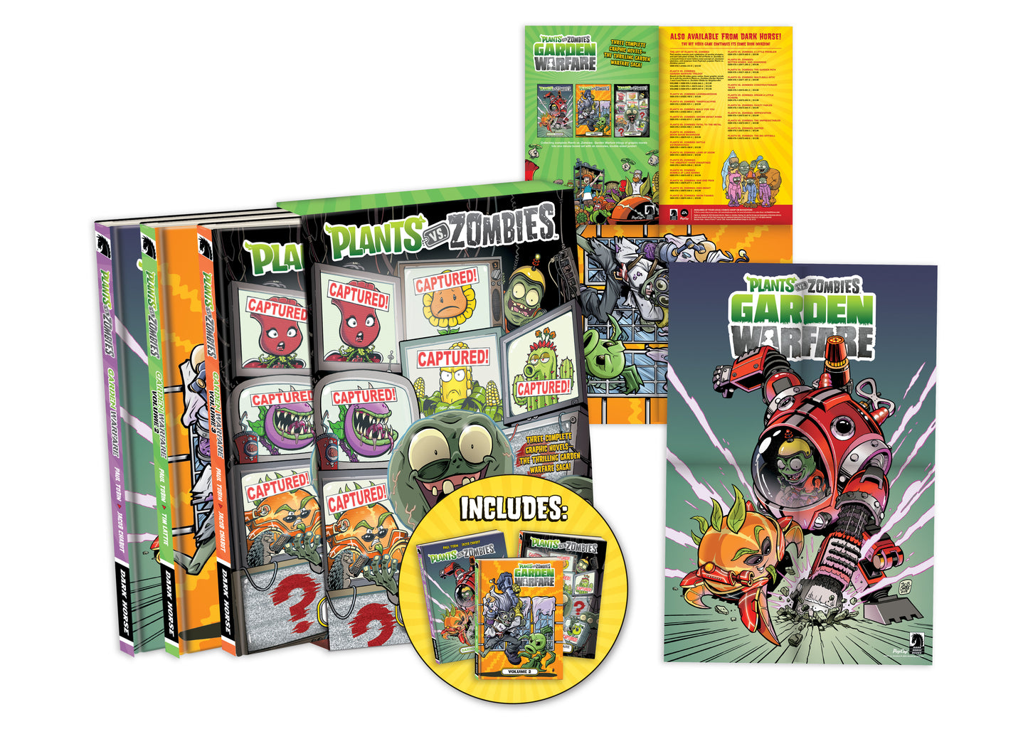 PLANTS VS. ZOMBIES: THE GARDEN WARFARE TRILOGY BOXED SET HC (Backorder, Allow 4-5 Weeks)