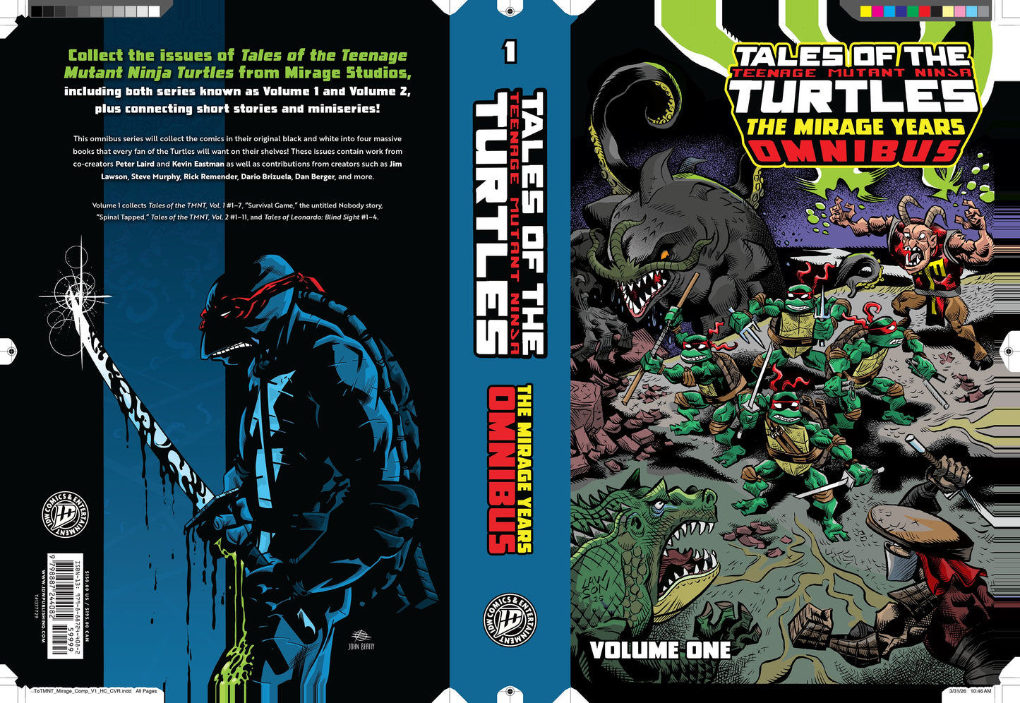 TALES OF THE TEENAGE MUTANT NINJA TURTLES: THE MIRAGE YEARS OMNIBUS, VOL. 1 HC